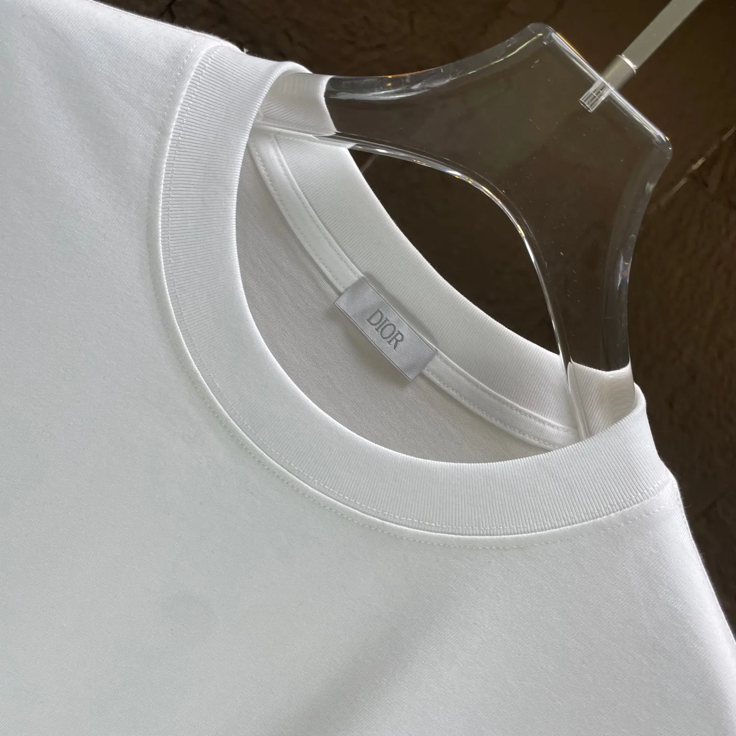 🅿️170 Dio* Dior* 2025 spring and summer new short-sleeved T-shirt Heavy cotton personalized print Color: Black White Mint Green Size: S M L XL XXL