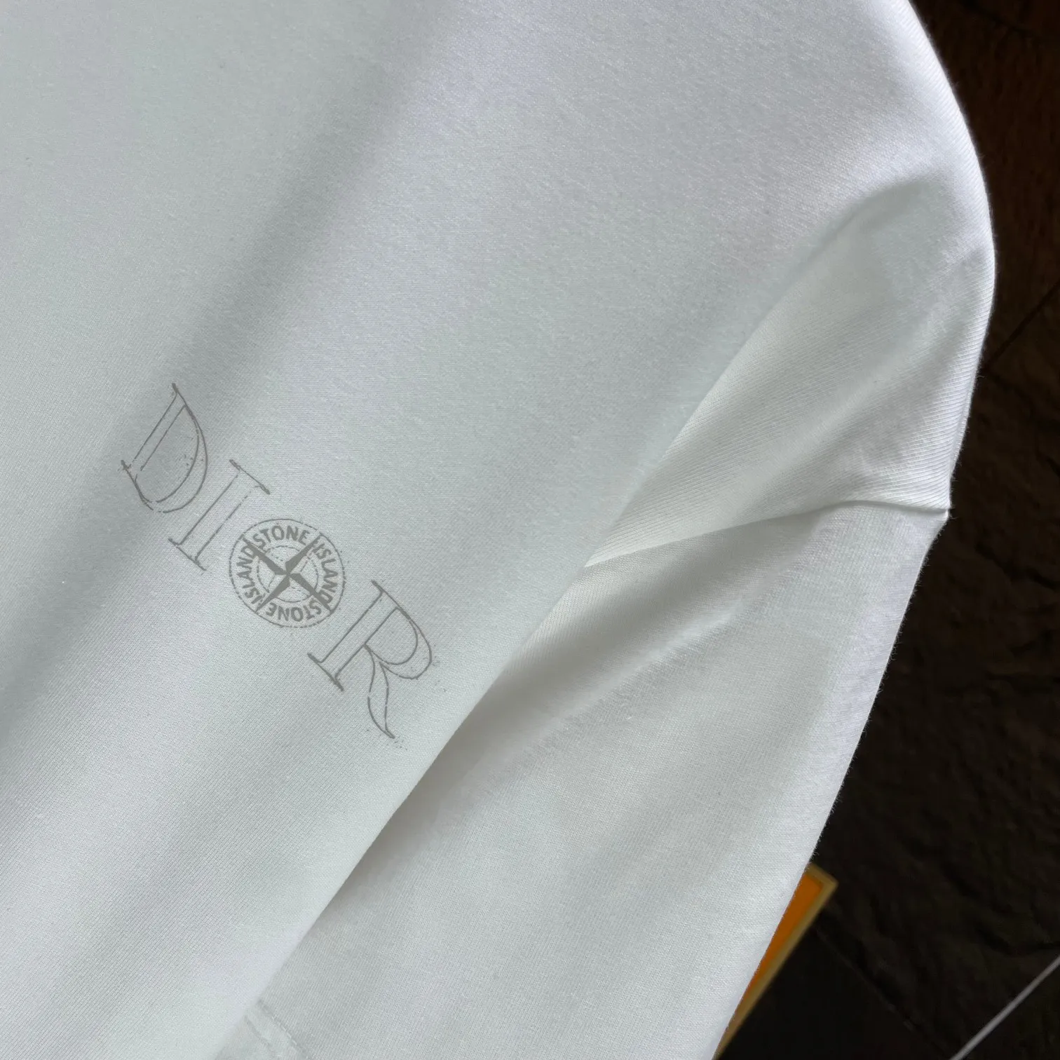 🅿️170 Dio* Dior* 2025 spring and summer new short-sleeved T-shirt Heavy cotton personalized print Color: Black White Mint Green Size: S M L XL XXL