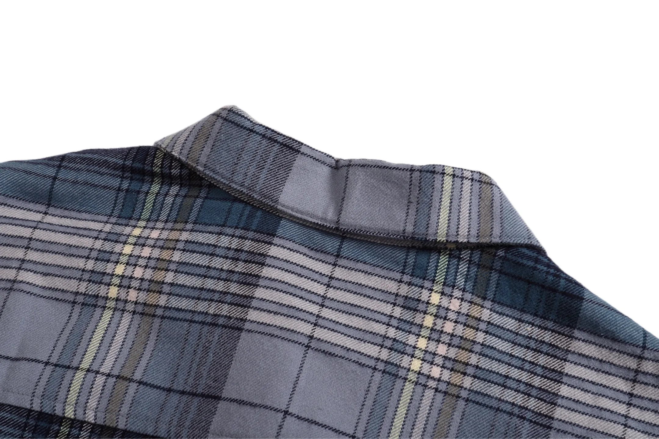 🅿️600 exclusive supply] CD 25SS plaid zipper shirt jacket. The original version was purchased for 12,036 and developed. The fabric is made of customized 100% cotton plaid jacquard fabric, and an infrared positioning cutting machine is used to cut the pieces according to the pattern. Customized original size 4 zipper, customized round ribs, customized original electroplated and engraved logo spring buckle, customized trademark. Size:48/50/52/54