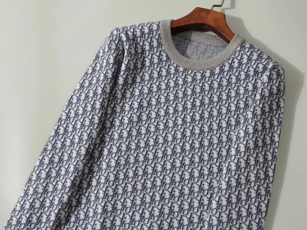 🅿️250 DIO•R, sweater, style number M2175#, size: M-XXXL, fabric: Modal. Anti-pilling, color: blue