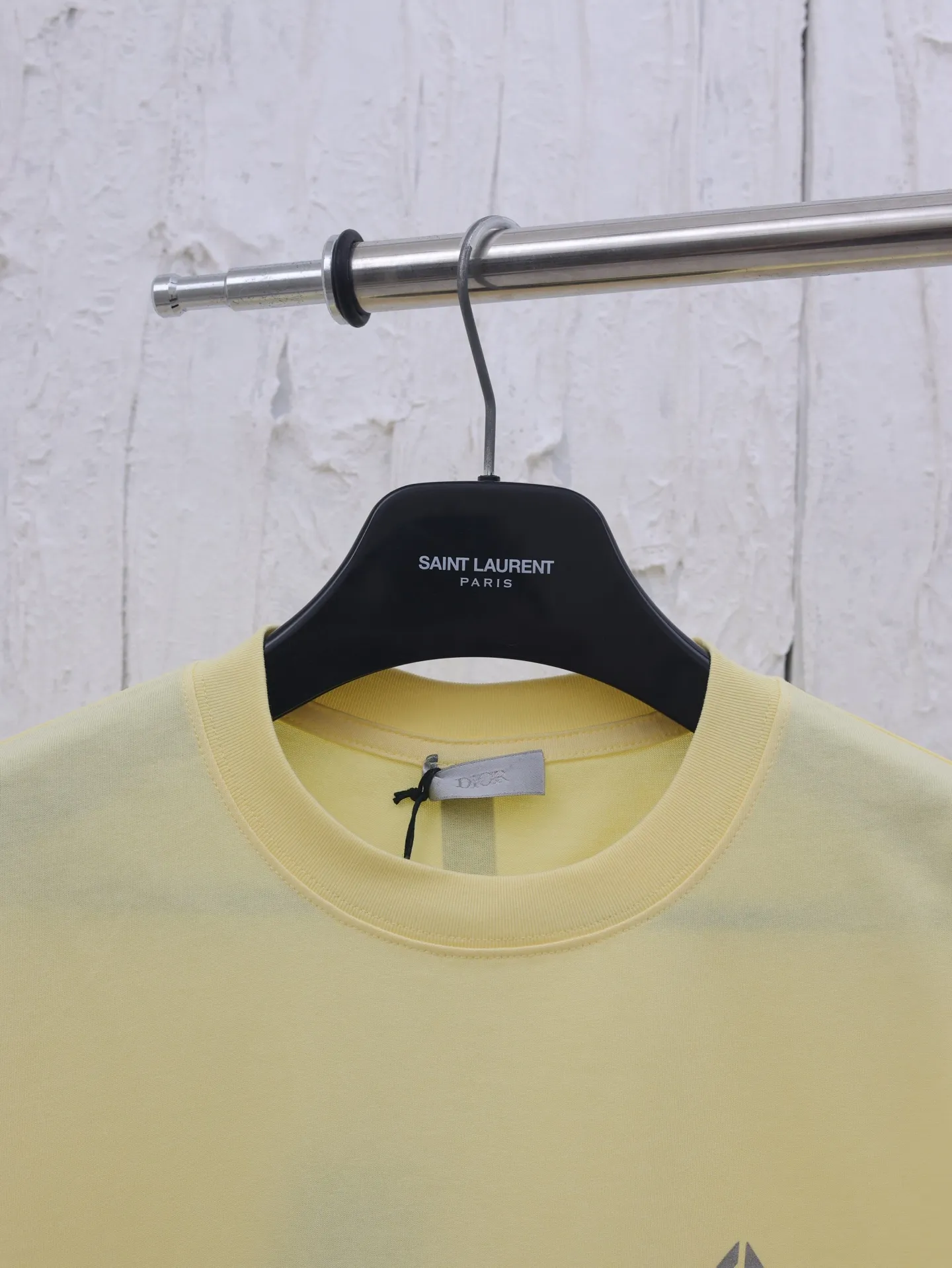 🅿️250 Dio*/Dior 25SS micro-label embroidered short-sleeved T-shirt, color-matched dyed fabric, jacquard flat machine thread, round neck vertical version, full set of accessories! Using 100% cotton fabric, multi-dimensional testing to compare color difference issues, and debugging the final restoration effect Size: S/M/L/XL