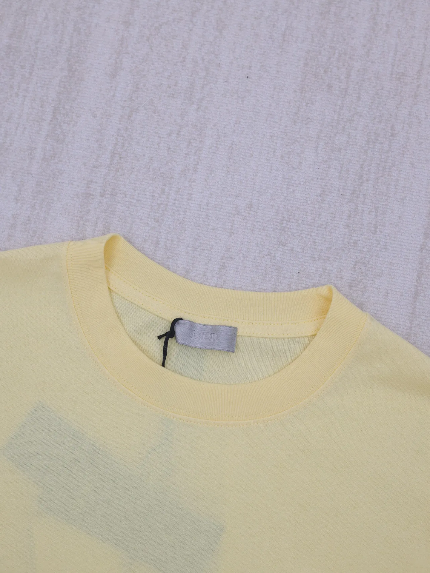 🅿️250 Dio*/Dior 25SS micro-label embroidered short-sleeved T-shirt, color-matched dyed fabric, jacquard flat machine thread, round neck vertical version, full set of accessories! Using 100% cotton fabric, multi-dimensional testing to compare color difference issues, and debugging the final restoration effect Size: S/M/L/XL