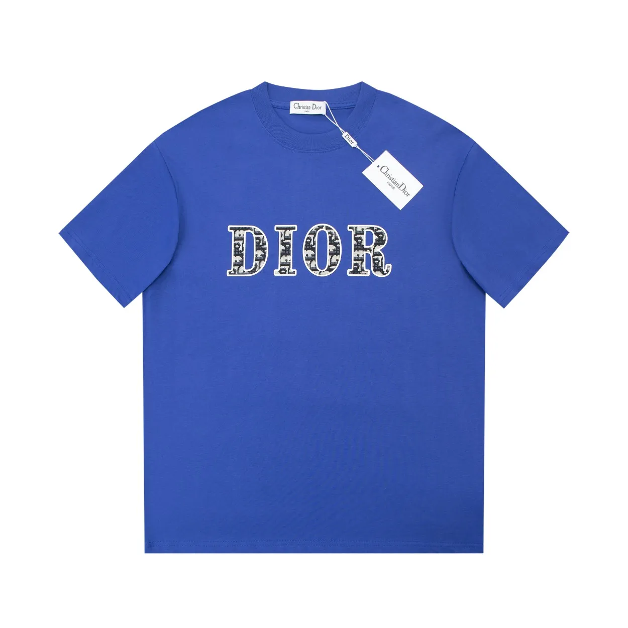 🅿️210 High quality ✨DIO✨🆕Classic logo letter pattern short sleeves. Official website synchronization, pure cotton fabric at the counter! Comfortable against the skin, durable and easy to wear, classic and simple logo design, meticulous original craftsmanship, customized 290G same vat dyed fabric, very comfortable to the touch, latest brick cabinet synchronization, OS off-shoulder version, fashionable and personalized, super versatile and good-looking, very suitable for both men and women, must-have style, tag, collar label, washed wheat, three complete labels, black, white, green, blue 4️⃣ S M L XL
