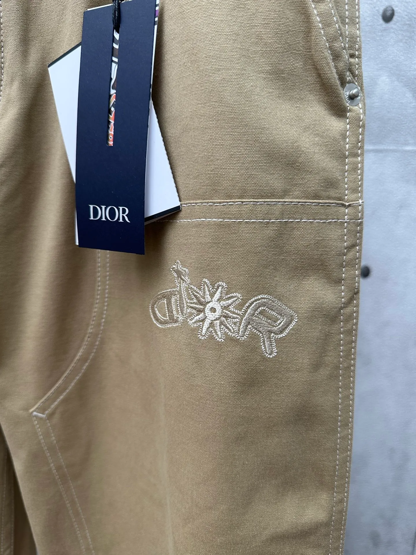 🅿️500 DIOR Dior 25ss new brown cotton shorts, from the DIOR AND LEWIS HAMILTON limited series. Size: 46 48 50 52