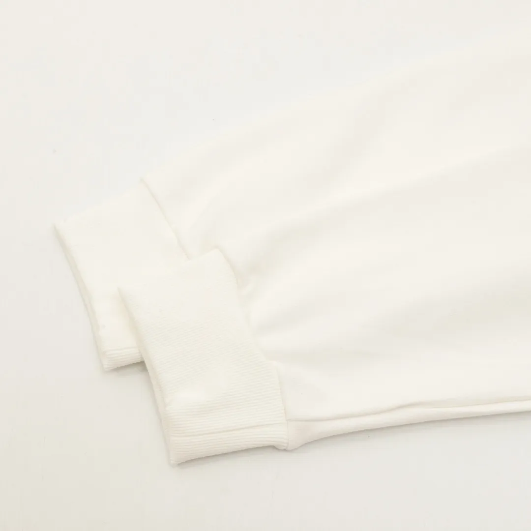 🅿️500 Dior 25FW round neck sweatshirt with arm letters, 480g high-grade combed cotton fabric, counter collar label, purchasing grade white thick plate hang tag, original hanging grain, three-dimensional foam printing on the front and back, strong layering, same style for men and women, couple style, oversize version, loose size: S-XL