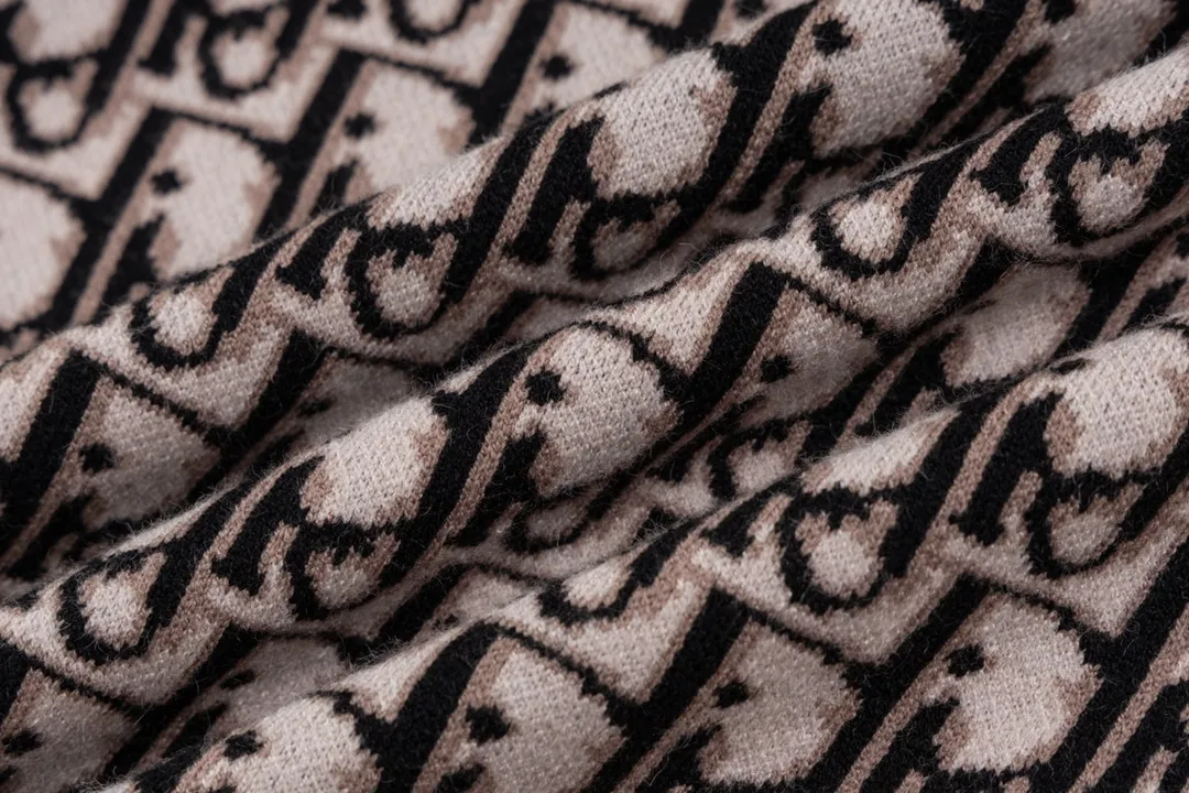 🅿️250 model number M13 Dior, the same style for men and women in autumn and winter (top quality, differentiated currency), the launch of high-density knitted sweaters, using the latest panoramic three-dimensional letter logo element crochet design, the ultimate heavy work, the ultimate perfection M L XL XXL