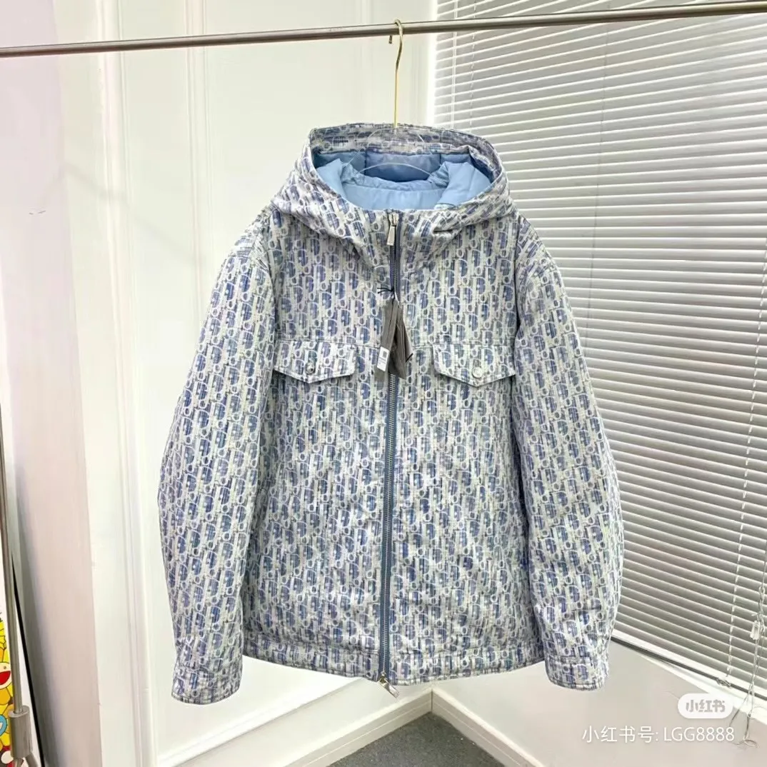🅿️1080 Dior Dior 23 styles of presbyopic logo hooded down jacket, same style for couples S- XXL