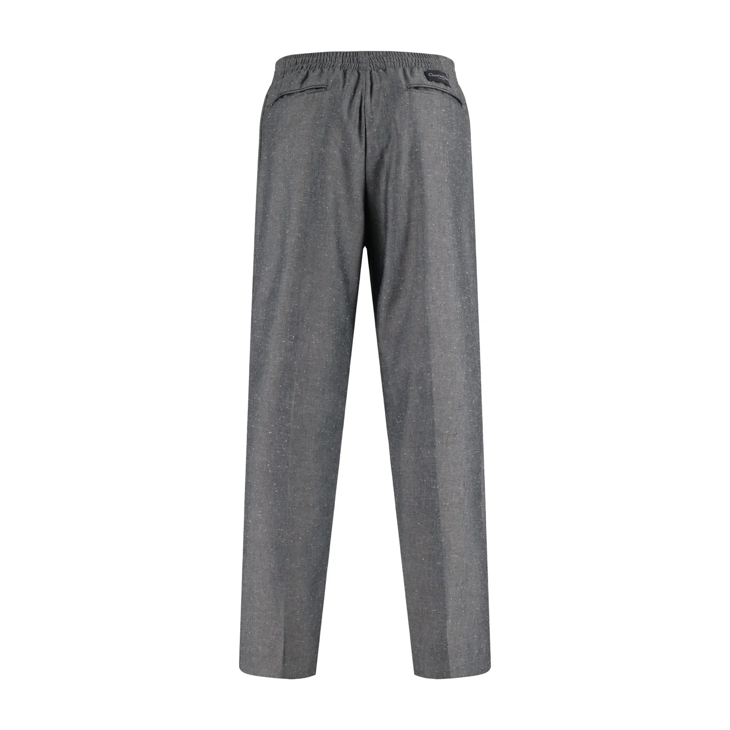 🅿️560 CD solid color wool trousers, originally purchased for 12800 and developed. The fabric is made of twill wool blended mulberry silk fabric. The white dot fabric is not available in the market and is specially customized. The cycle is 30 days. The ready-made fabrics are fermented and manually marked. Customized 1:1 zipper, customized 1:1 trademark, loose fit. Size:46-48-50-52