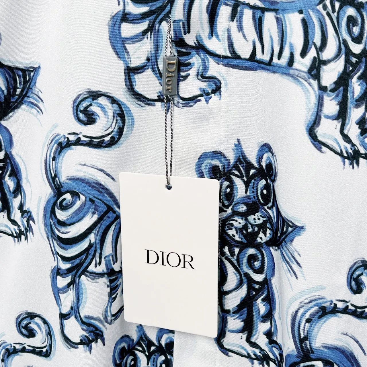🅿️326 DIO*/Dior painted tiger print shirt Size: M-3XL