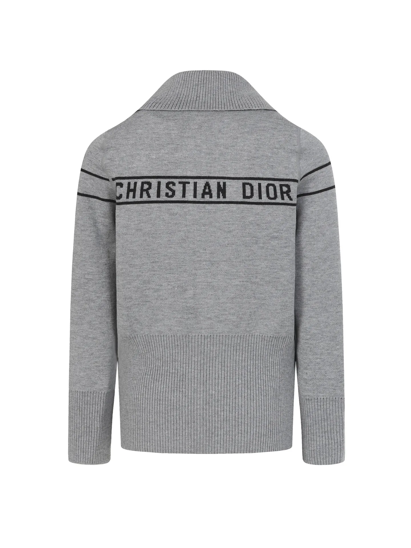 🅿️530 CD 25FW presbyopic double-sided military collar zipper knitted jacket [grey] The original purchase was 32,000 and developed. The fabric is carefully made of high-quality cashmere blended knitted fabric. This DIOR cardigan reinterprets the brand's classic logo in an innovative way. The double-sided design brings two wearing styles: one side is simple and pure gray, and the other side shows the iconic Oblique print pattern. The short slim fit and front zipper closure make it easy to wear on a daily basis. The details are ribbed on the collar, cuffs and hem to ensure comfort and maintain the silhouette. The medium-thick knit gives the garment just the right amount of warmth and drape. The lining-free design maintains the overall lightness. Professional dry cleaning is recommended. This cardigan can be layered with Oblique printed items from the same series to easily create a layered and exquisite look, perfectly demonstrating DIOR's ultimate pursuit of materials and craftsmanship. Size:S/M/L