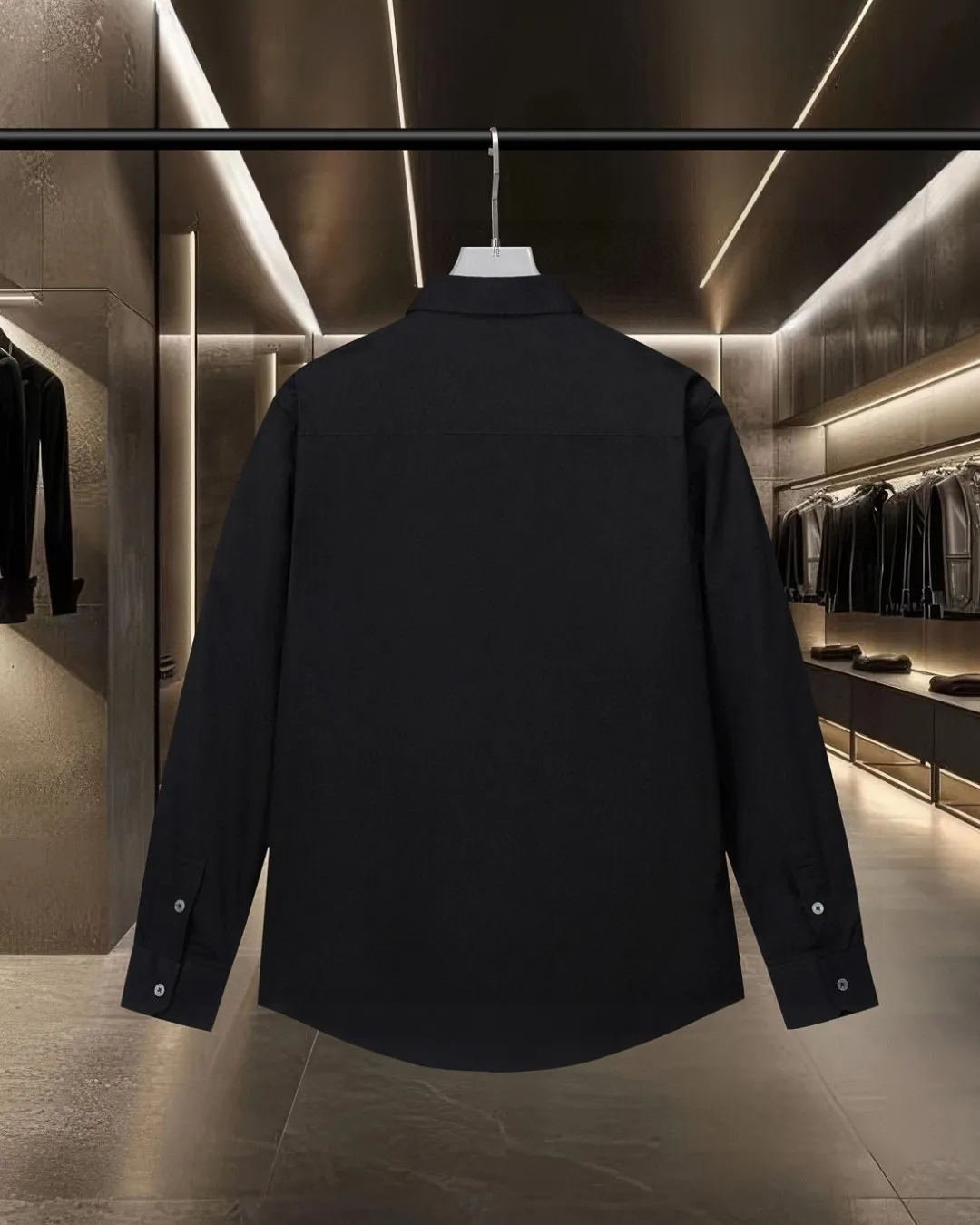 🅿️296 DIOR Dior 🔥The hot style is coming. Chest zipper pocket CD letter Logo embroidered long-sleeved shirt. 2025ss official website new long-sleeved shirt, exquisite embroidered logo. High-end version, customized fabrics at the counter. Highly breathable and comfortable, exquisitely crafted, with impeccable detail processing, ✅customized logo engraved buttons, complete with three labels. Brand element design concept reflects high quality. It feels delicate and soft! It presents a casual cut and the upper body shape is great! 🐍Size: M-XXL