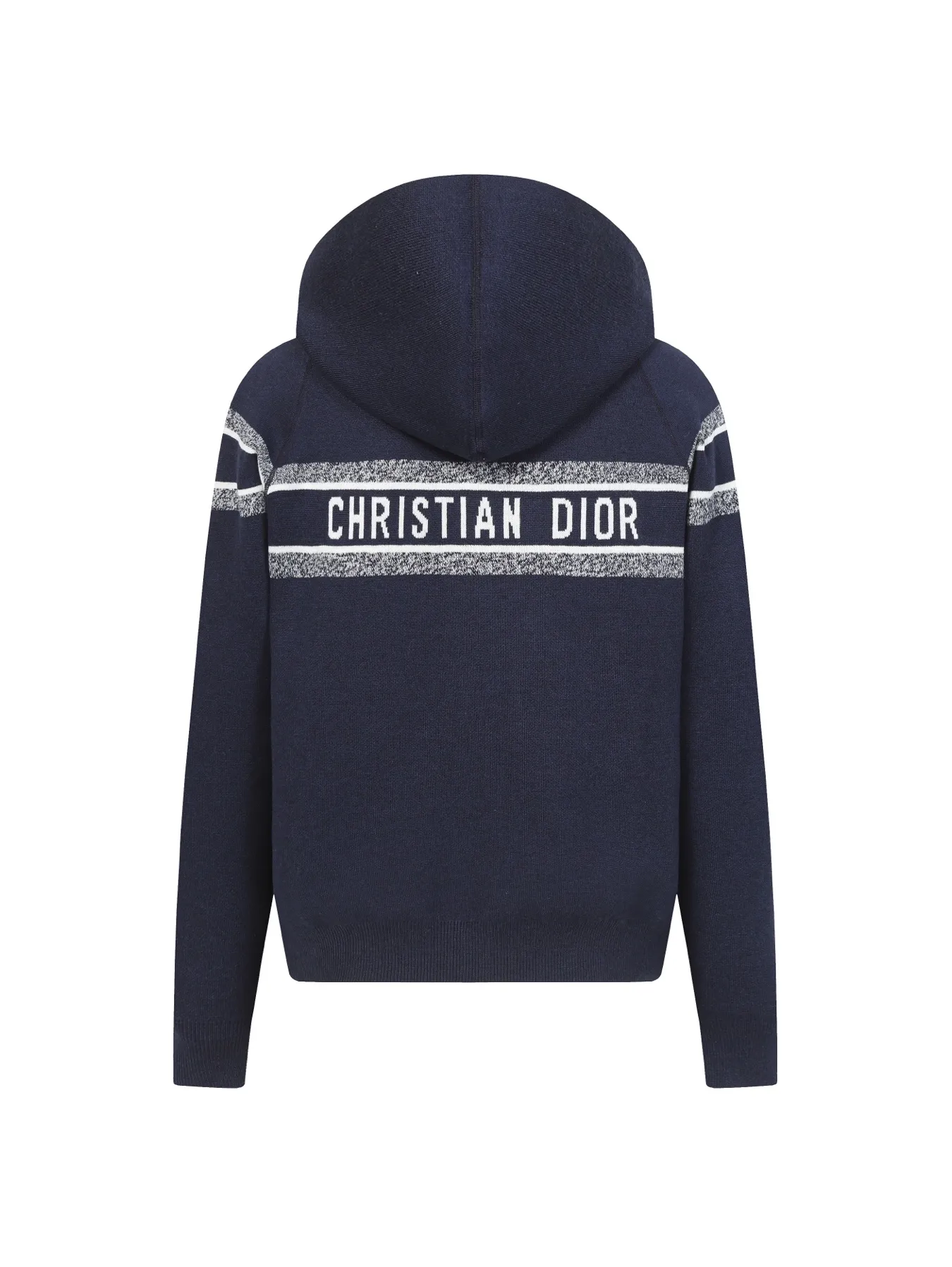 🅿️540 DIOR/Dior double-sided jacquard cashmere knitted hood (navy blue). The original version was purchased for 22,337 and developed. The fabric is made of cashmere blended knitted fabric, which is soft and comfortable. It features a zip closure at the front and subtle ribbed trimming at the cuffs and hem. The reversible design features a solid blue hue on one side and the brand's signature Oblique pattern on the other, with Cistian strap detailing on the back. The unlined cut ensures a light and effortless fit, while the slim fit creates an elegant silhouette. The entire piece has exquisite craftsmanship, double-sided knitting technology enables reversible wear, and ribbed edges enhance the three-dimensional effect. Dry cleaning and maintenance are recommended to maintain the delicate texture of cashmere fabrics. This piece is both casual and fashionable, and can be easily matched with all kinds of clothing, showing the brand's exquisite craftsmanship and classic aesthetics. Color: Navy Gray Light Gray Size: S M L