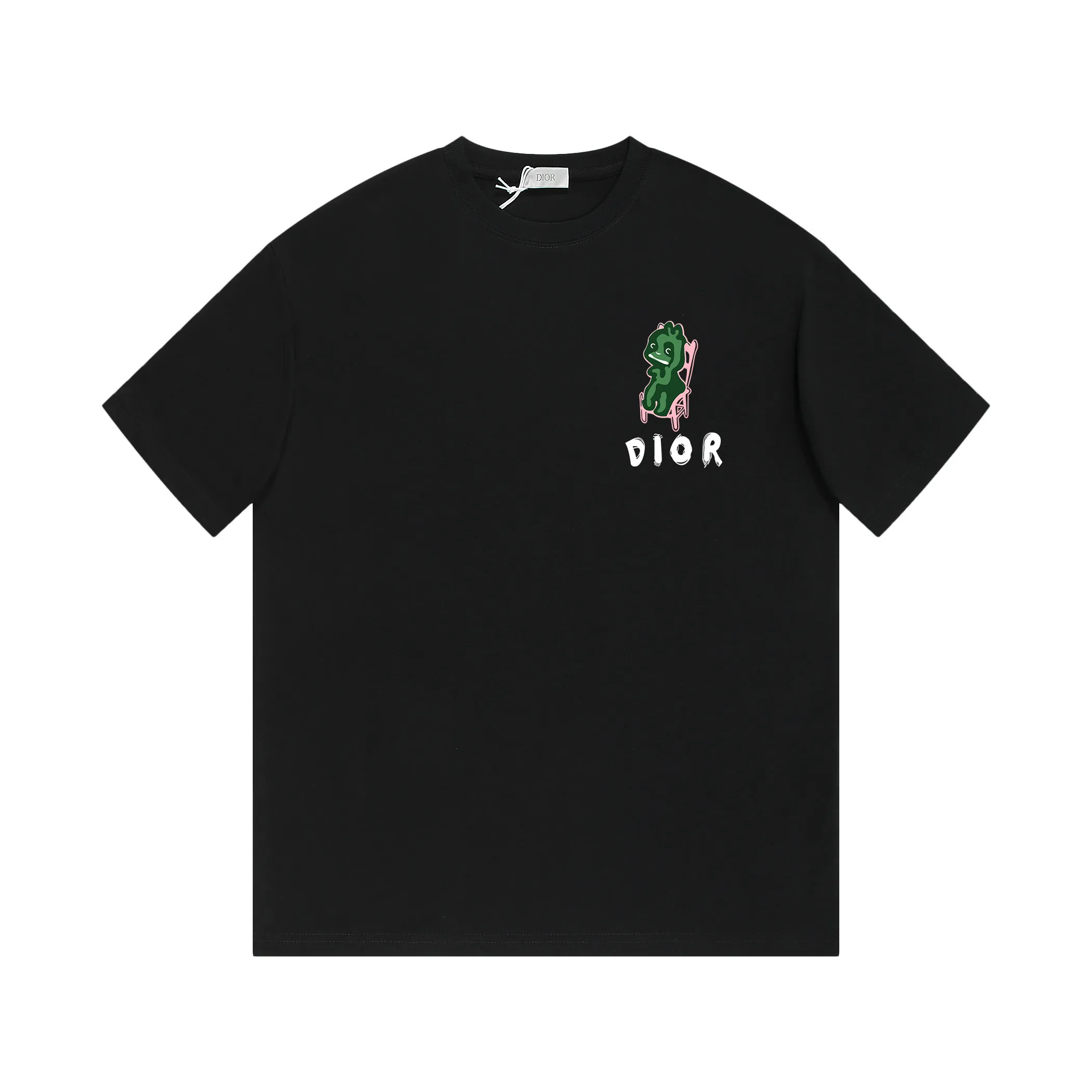 🅿️170 DIOR printed letters‼ ️Short-sleeved T-shirt® *Customized 280g cotton fabric, the fabric is soft, skin-friendly and comfortable *Laminated letter logo on the front *A very simple and elegant one that is unparalleled in terms of upper body comfort, interpreting your luxury and taste, and creating your fashionable charm. ⚠️Washing method: It is recommended to dry clean or wrap the reverse side in a laundry bag and machine wash it quickly in cold water and let it dry naturally! ⚠️ Unisex style 𝐂𝐎𝐋𝐎𝐔𝐑: White Black 𝐒𝐈𝐙𝐄: S-XL