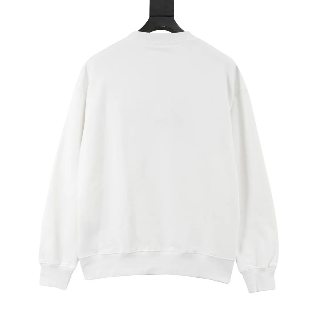 🅿️500 DIOR/Dior Gradient floral letter embroidery round neck sweatshirt, custom-woven and dyed fabric, customized triangle thread on the neck + thread on both sides, imported Tajima embroidery on the chest, letter pattern base + partial floral embroidery after gradient dyeing process, three-label accessories and hardware are all molded and customized Size: XS-L