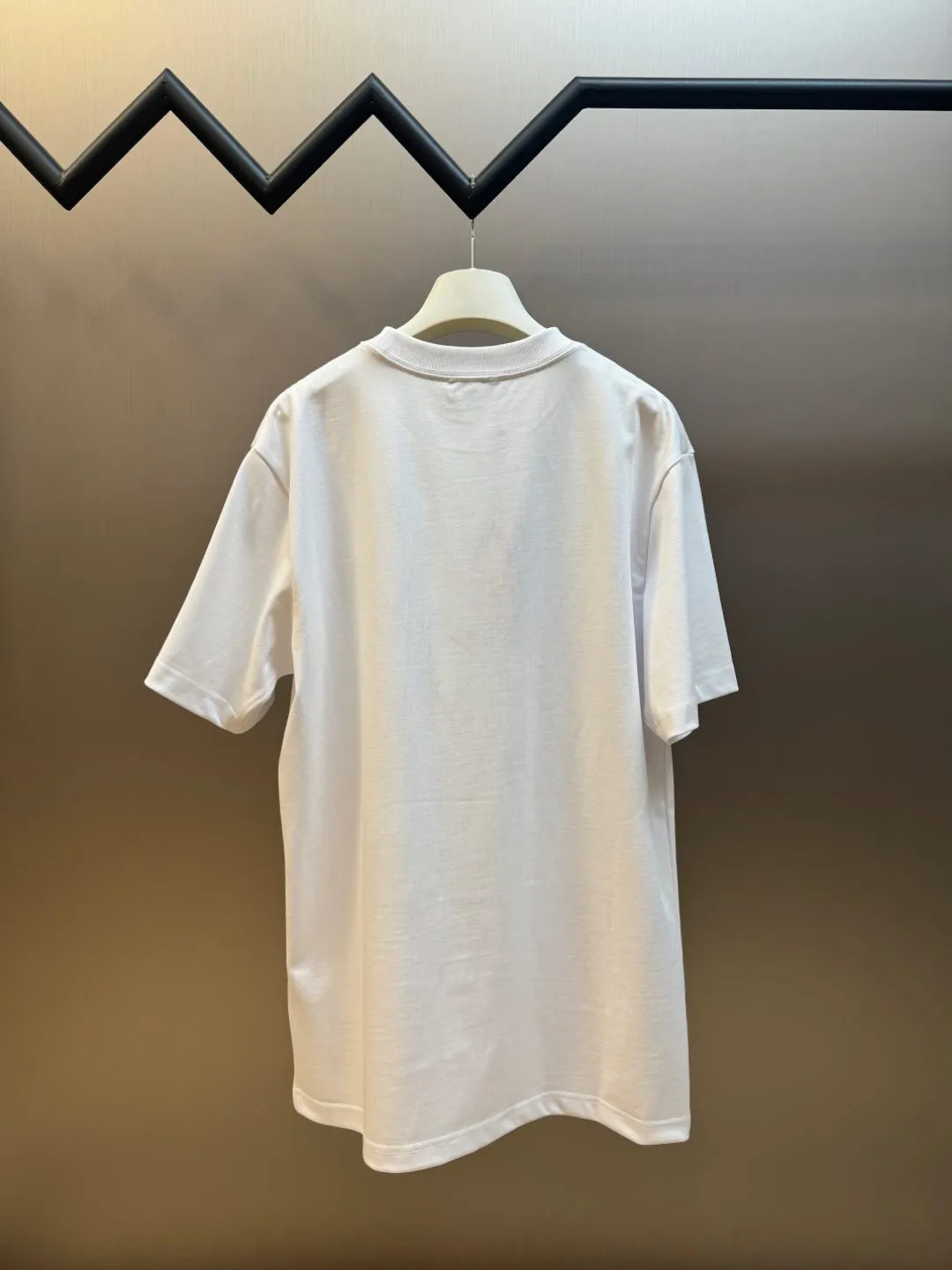 🅿️280 Dior Apple Snake Embroidered Chapter Short Sleeve Made of pure cotton 12S fine cotton plain fabric, 310g. The embroidery pattern is based on tatami embroidery technology. The embroidery uses a special single-needle arrangement. The stitches are tight and flat, forming a texture similar to the tatami grid, making the embroidery pattern have a strong three-dimensional and layered feel. Embroidered with silk threads of multiple colors, the colors are bright and contrasting, showing rich patterns and details.  The outline is stroked by needle embroidery, the embroidery pattern is matched with the brand logo design, and the brand letter logo is single-needle flat embroidered. Made from a variety of needlework; the outline of the pattern is embroidered with a single straight line and straight silk thread. The outline edges and letter embroidery are stitched together to create clear and rich three-dimensional layers.  The standard round neck and short-sleeved version has a rounded arc neckline, which is suitable for various face shapes and body shapes; the sleeve length is moderate and ends just above the elbow, showing a smart and neat image. The slim fit can show off the wearer's body curves without sacrificing comfort. The collar, cuffs, hem and other parts are all sewn with fine double-needle stitching.  size：xs s m l