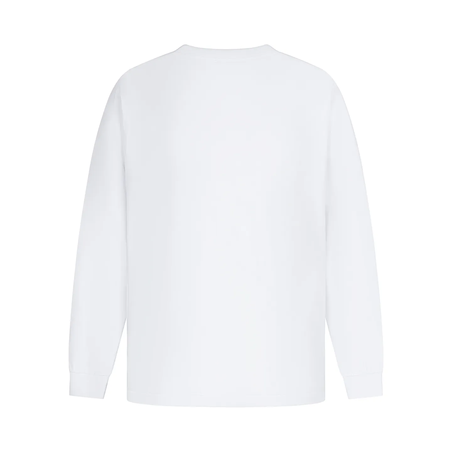 🅿️300 [Exclusive supply] CD 25FW simple label long sleeve (white) The fabric is made of 24S 185g special woven compact cotton fabric, and the rib is made of 32S 300g double yarn rib. This T-shirt is new to the 2025 winter men's collection. It is decorated with a CD Paris logo label inspired by the spirit of haute couture to enhance the style and pay tribute to the extraordinary craftsmanship of the workshop. Crafted from black cotton jersey with a ribbed crew neck and cuffs, it can be worn with track pants for a casual look. It is woven with 24-count special compact cotton yarn. The weaving process requires high standards and requires the use of advanced looms and high-quality raw materials. Specially woven compact cotton has many advantages, such as softness and comfort, good breathability, strong wrinkle resistance, good durability, etc.; it has a tighter, softer and more delicate texture and feel. The brand label on the chest is embellished as the brand's signature detail and is woven using double-sided jacquard technology; black threads are embedded in the white base, or micro-letters are formed through the density of the yarn. The edge of the label is processed by laser cutting, and there are no defects such as yarn leakage and yarn leakage. Size:XS/S/M/L