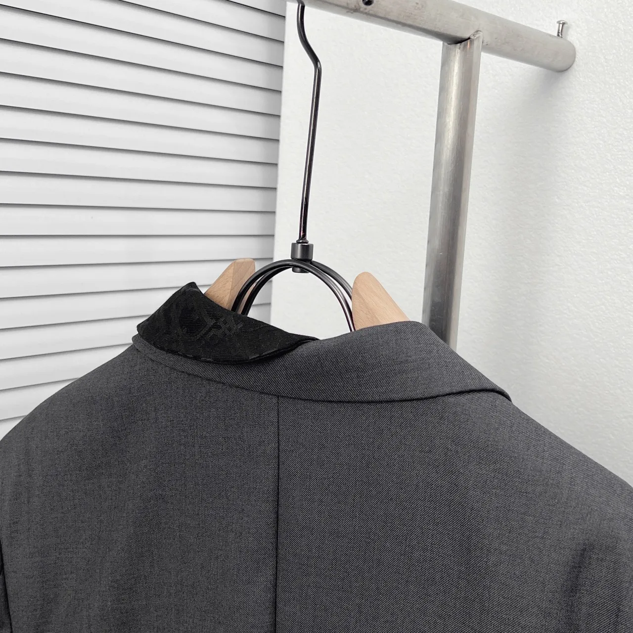 🅿️680 DIO*/Dior green fruit collar all-printed letter suit Code number: 48.50.52.54.56 Color: black gray