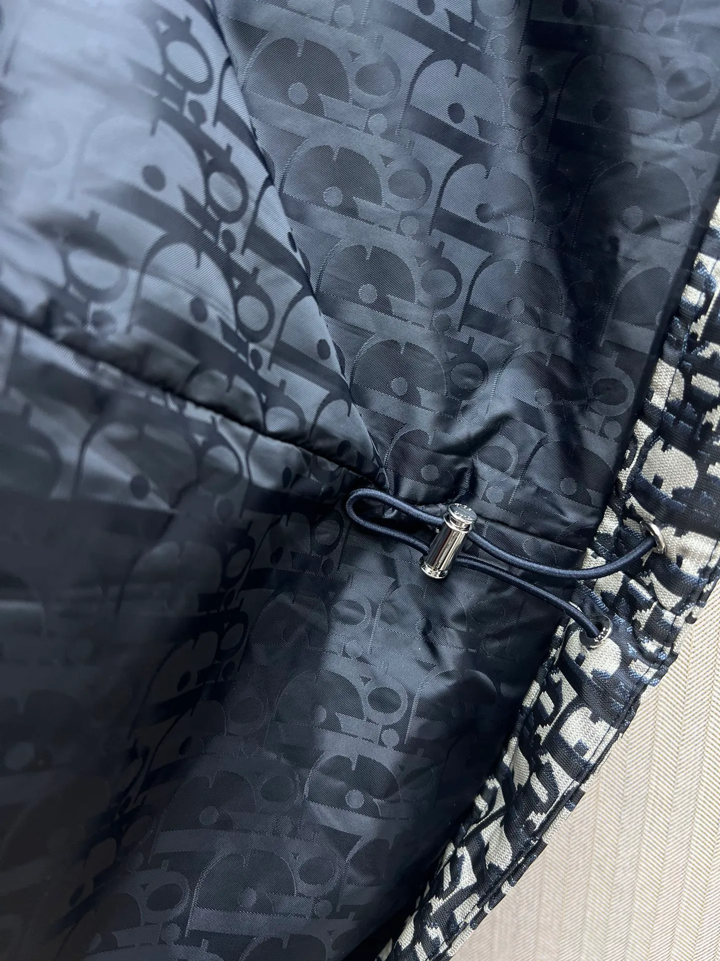 🅿️740 Dior 25ss new Oblique printed all-over zipper hooded jacket, same style for men and women. Code number: 48.50.52.54.56.