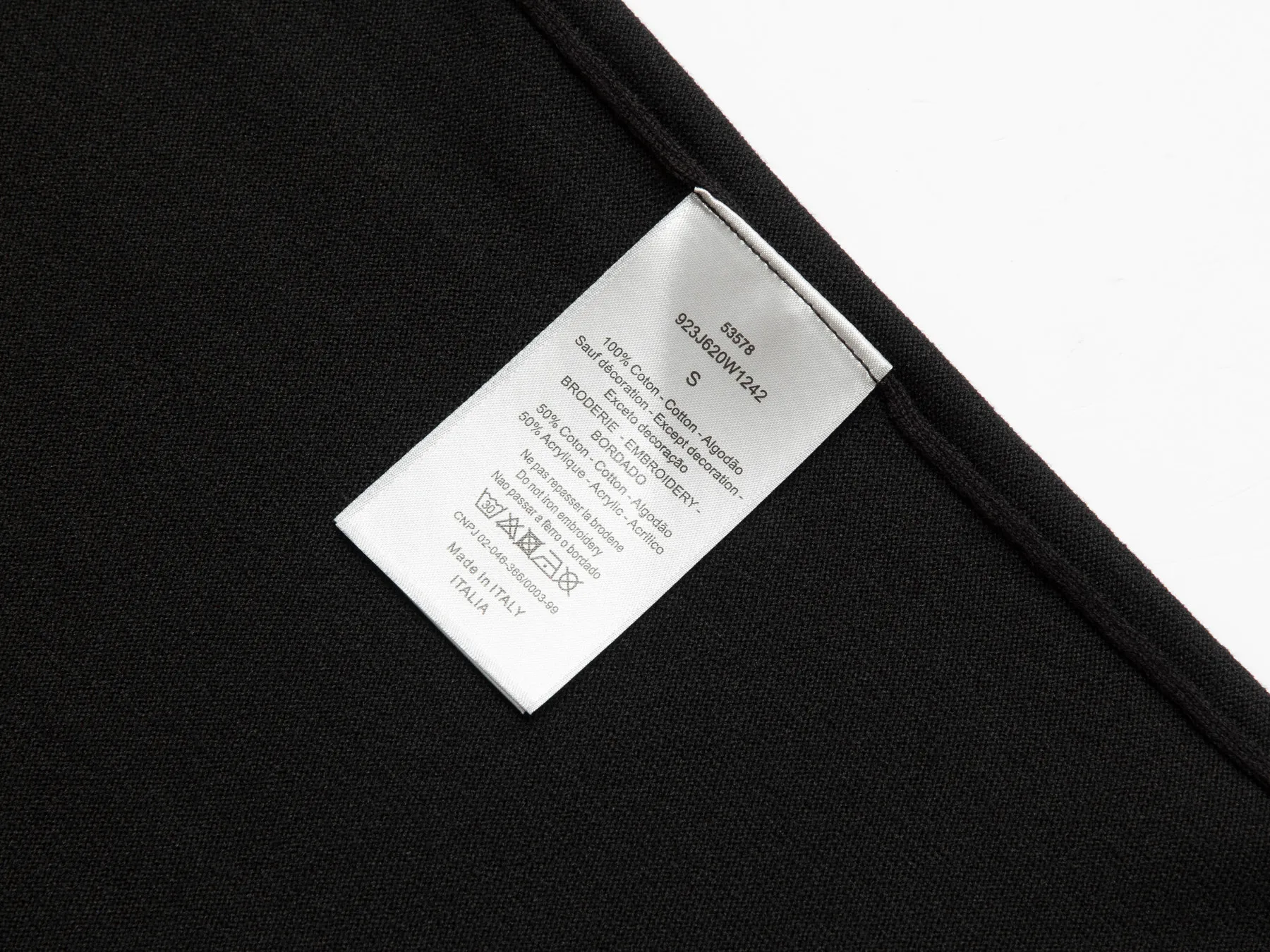 🅿️330 (ZP version) - Dior official website classic style, letter jacquard round neck cashmere knitted short sleeves, same style for men and women - Made of ZP custom-dyed cashmere knitted fabric, threads are custom-dyed in the same cylinder with zero color difference, full set of accessories customized to distinguish the market currency, welcome to compare - color black sky blue - size S M L XL