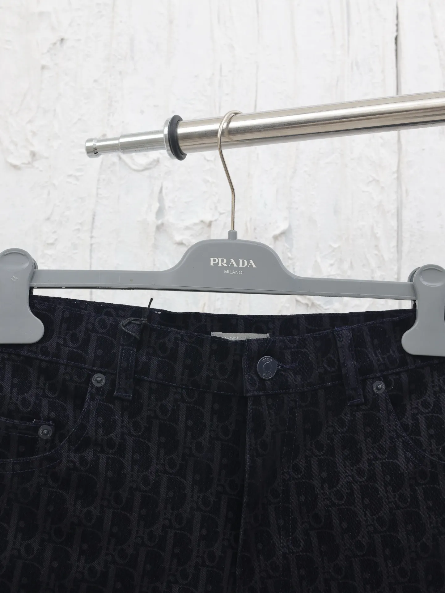 🅿️430 Dio*/Dior 25ss Year of the Snake embroidered letters cotton blend denim shorts Size: S/M/L/XL