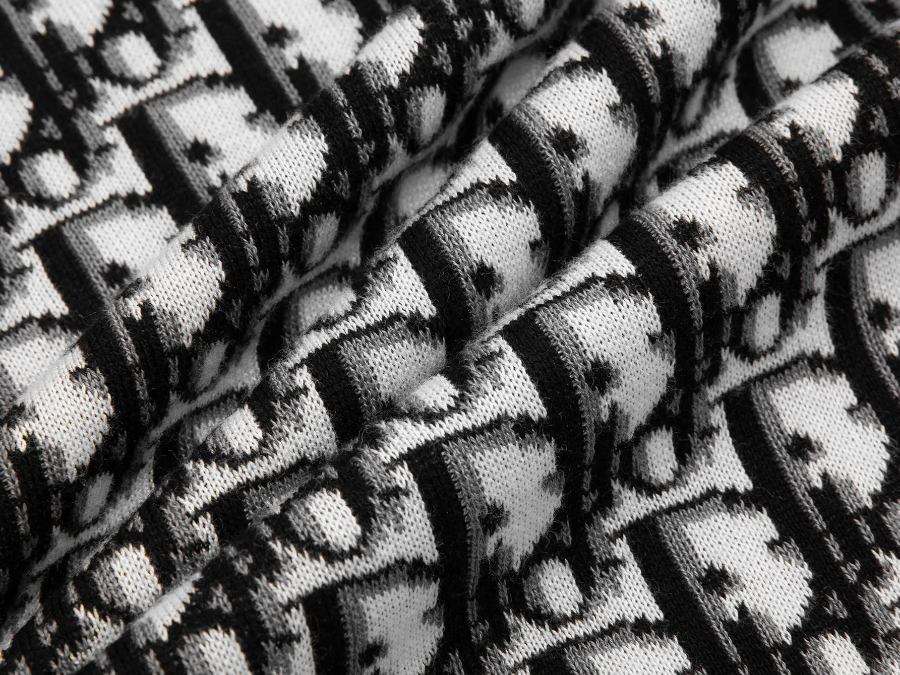 🅿️330 (ZP version) - Classic Dior official website letter jacquard round neck Tencel knitted short sleeves, same style for men and women - Made of ZP custom-dyed Tencel knitted fabric, threads are custom-dyed in the same cylinder with zero color difference, full set of accessories customized to distinguish the market currency, welcome to compare - Color Black White - Size S M L XL