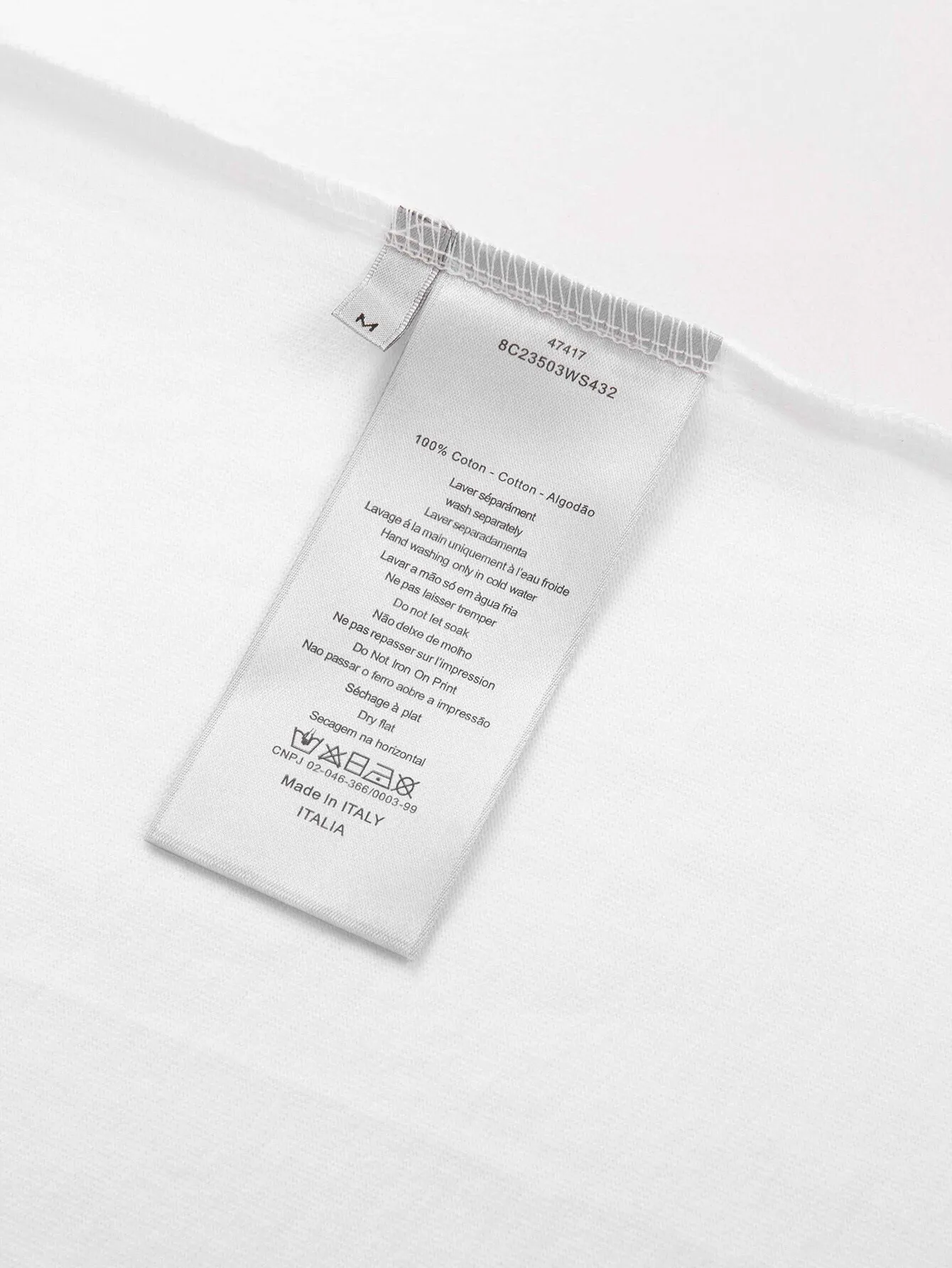 🅿️240 (ZP version) cabinet pressure-free version - Dior Dior 24 latest official website Three-dimensional embroidered short-sleeved T-shirt with chapter on the chest, same style for men and women - Used 300g of the original washed 100% cotton custom-dyed double yarn fabric Threads are dyed in the same vat with zero color difference Exclusive quality difference currency Welcome to compare - Color: white apricot blue - Size: S M L XL