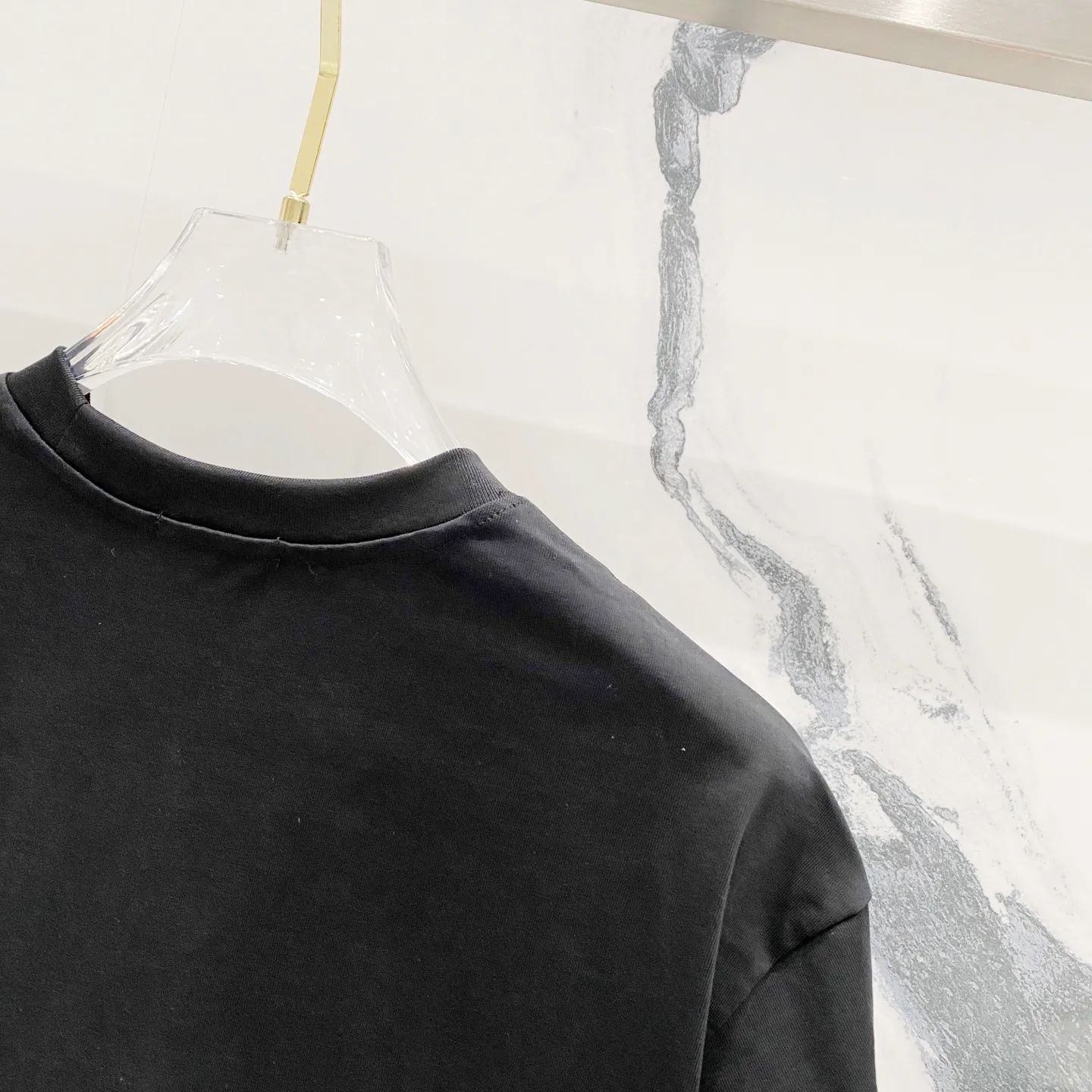 🅿️200 DIOR 320g round neck short-sleeved T-shirt, simple floral CD letter small label embroidery🪡LOGO logo, official synchronization, 1:1 original mold opening, fashionable personality, versatile trend, pure original quality, original washed fabric, tag, collar label, washed wheat, complete three standards, color: black, white. Size: S-XL