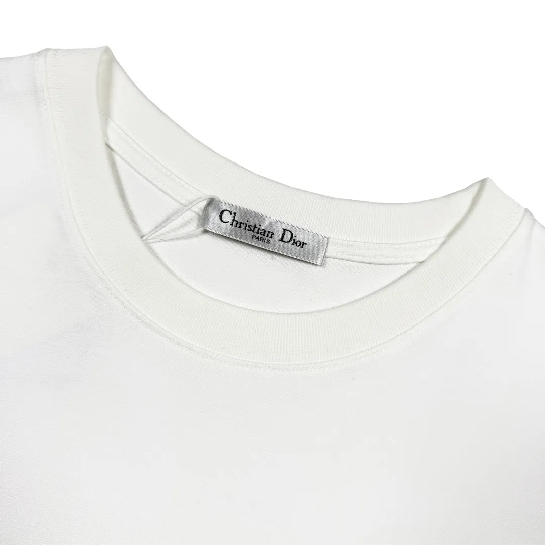 🅿️210 CD 1947 letter printed round neck short sleeves Size XS-L