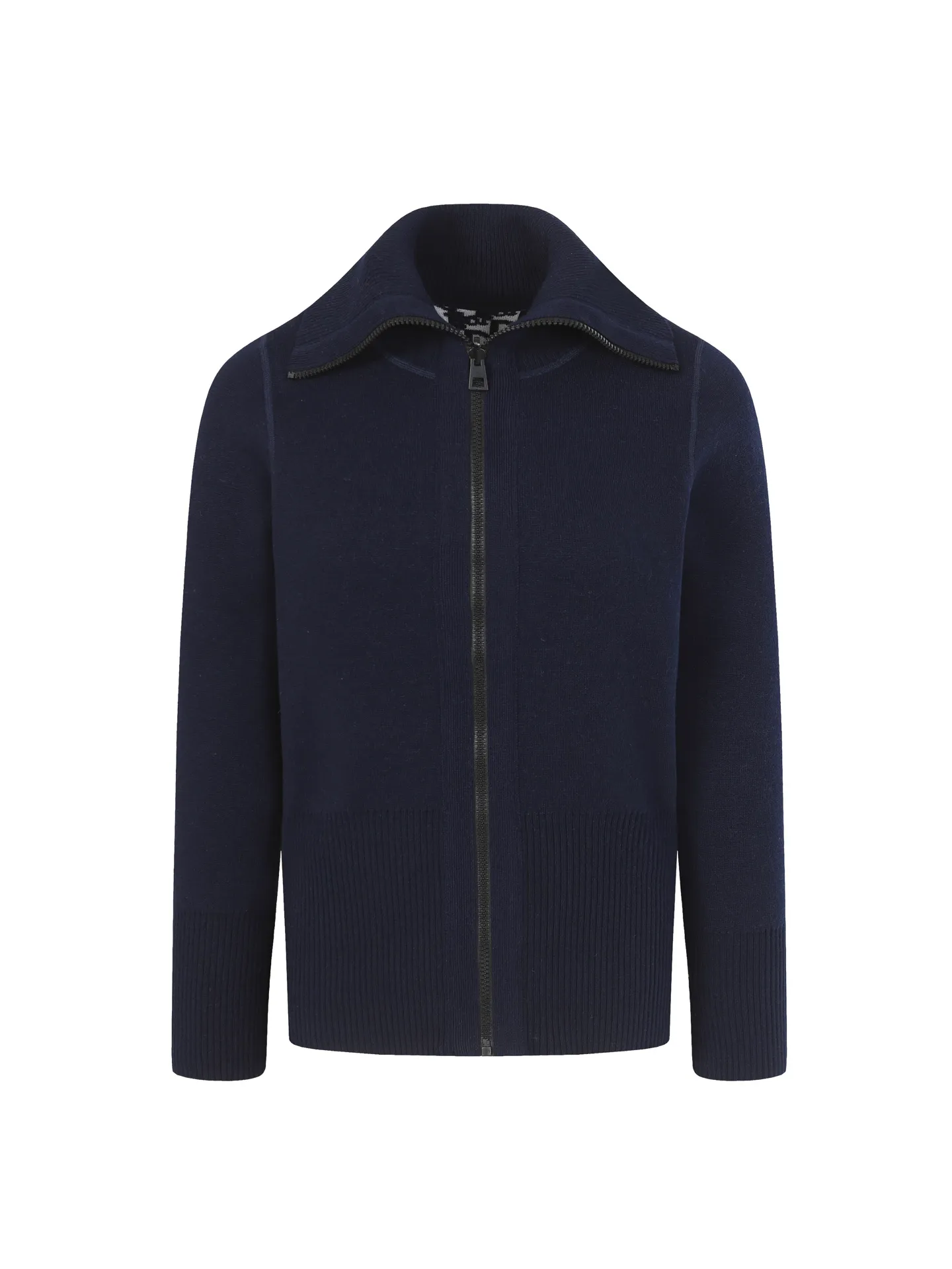 🅿️530 CD 25FW presbyopic double-sided military collar zipper knitted jacket (navy blue). The original purchase was 32,000 and developed. The fabric is carefully made of high-quality cashmere blended knitted fabric. This DIOR cardigan reinterprets the brand's classic logo in an innovative way. The double-sided design brings two wearing styles: one side is simple and pure gray, and the other side shows the iconic Oblique print pattern. The short slim fit and front zipper closure make it easy to wear on a daily basis. The details are ribbed on the collar, cuffs and hem to ensure comfort and maintain the silhouette. The medium-thick knit gives the garment just the right amount of warmth and drape. The lining-free design maintains the overall lightness. Professional dry cleaning is recommended. This cardigan can be layered with Oblique printed items from the same series to easily create a layered and exquisite look, perfectly demonstrating DIOR's ultimate pursuit of materials and craftsmanship. Size:S/M/L