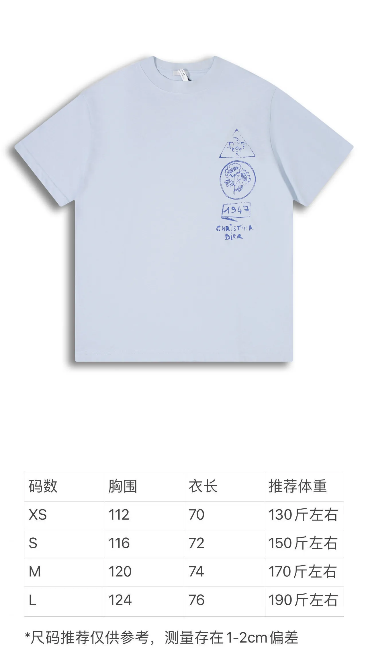 🅿️180 Correct version of high quality D10R summer25ss new digital printing round neck short-sleeved T-shirt. Decorated with printing on the front and back, digital direct printing. The printing effect is light and thin without glue, and the pattern restoration is extremely fine. SIZE: XS S M L