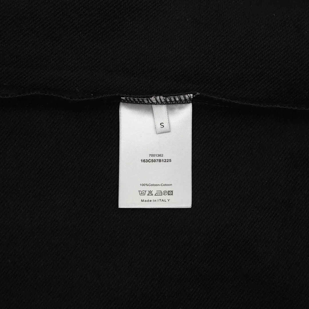 🅿️500 DIOR/Dior Gradient floral letter embroidery round neck sweatshirt, custom-woven and dyed fabric, customized triangle thread on the neck + thread on both sides, imported Tajima embroidery on the chest, letter pattern base + partial floral embroidery after gradient dyeing process, three-label accessories and hardware are all molded and customized Size: XS-L