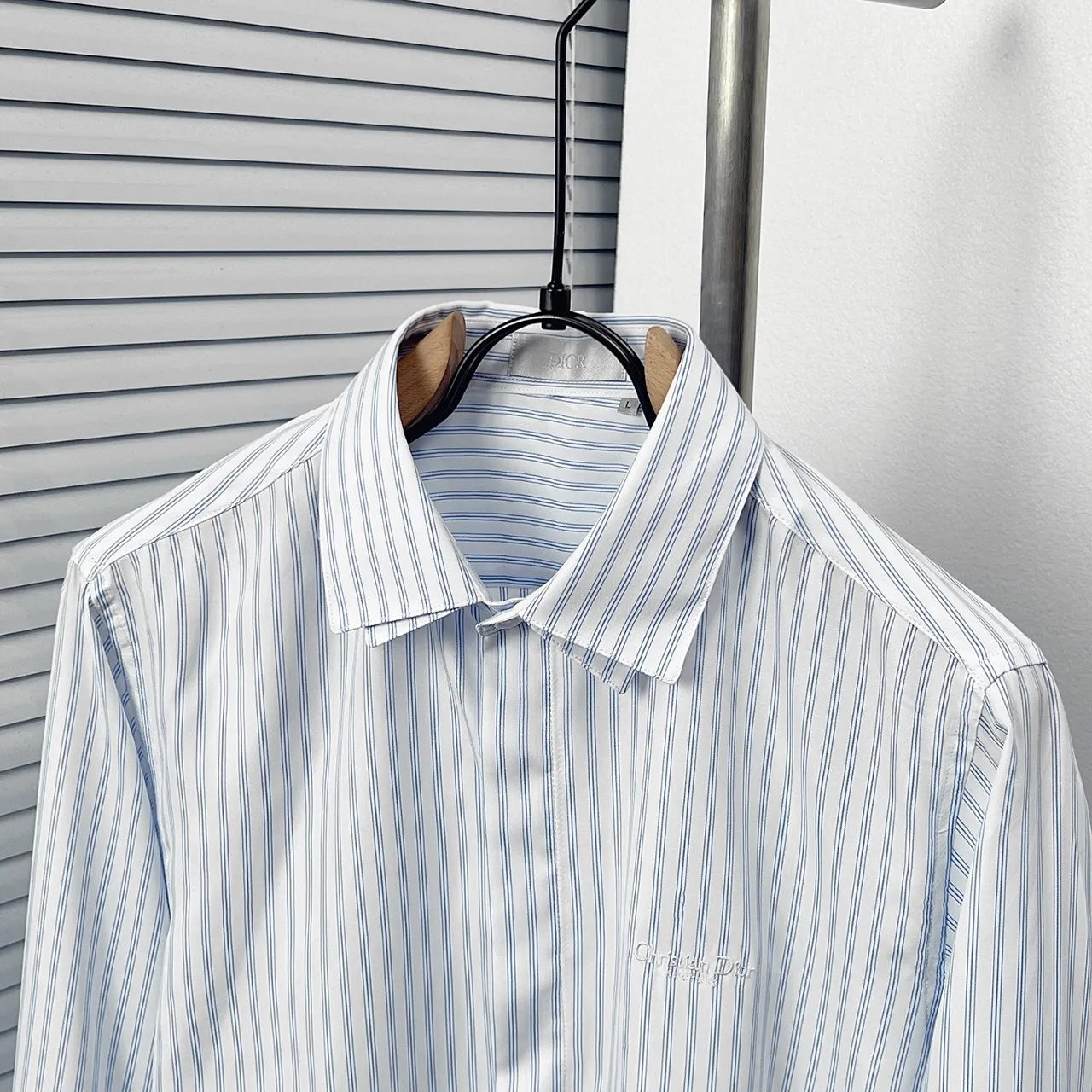 🅿️366 DIO*/Dior double collar Christian Dior embroidered shirt Size: M-3XL