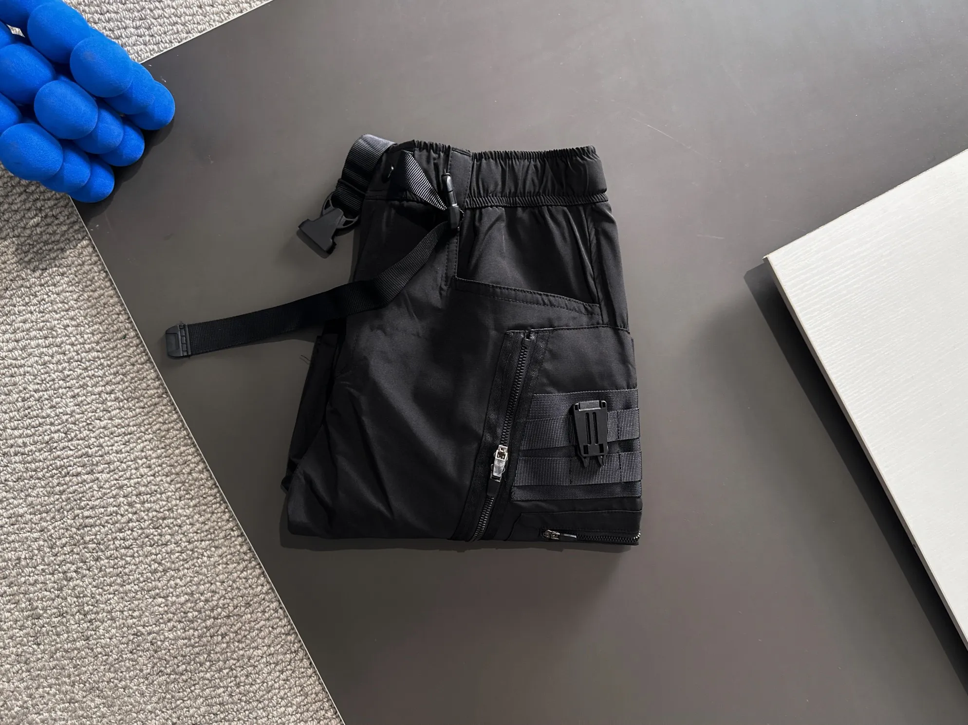 🅿️350 next day shipping Dior Heavy Industry Design Functional Workwear 2025 Men's Summer Multi-Pocket Paratrooper Pants Loose Sports Five-Fifth Pants Trendy Heavy Industry Medium Pants Size M-3XL