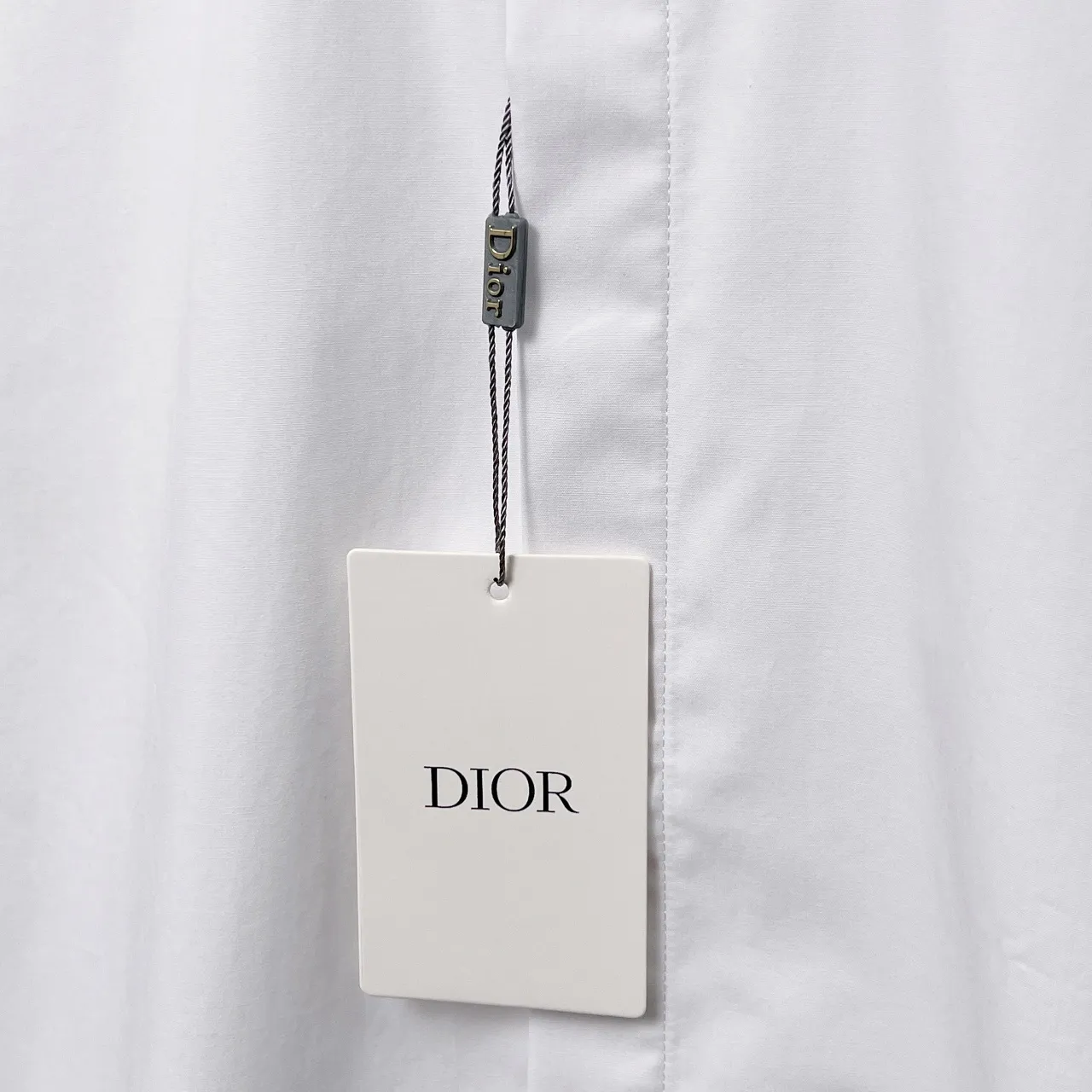 🅿️366 DIO*/Dior collar color-blocked webbing bee classic embroidered shirt Size: M-3XL Color: black white