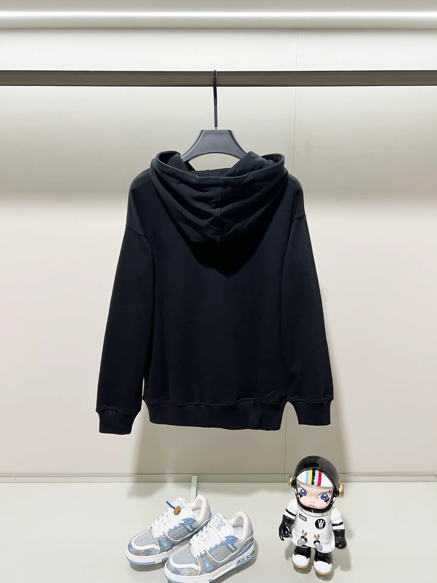 🅿️290 DIOR/Dior 420g pure cotton fabric hooded sweatshirt, classic and simple micro-label CD letter logo LOGO embroidery🪡 process, official synchronization, high version, high quality, fashionable personality, versatile trend, pure original quality, original fabric, tag, collar label, washed wheat, complete three standards, color: black, white, pink, gray, khaki. Size: XS-L