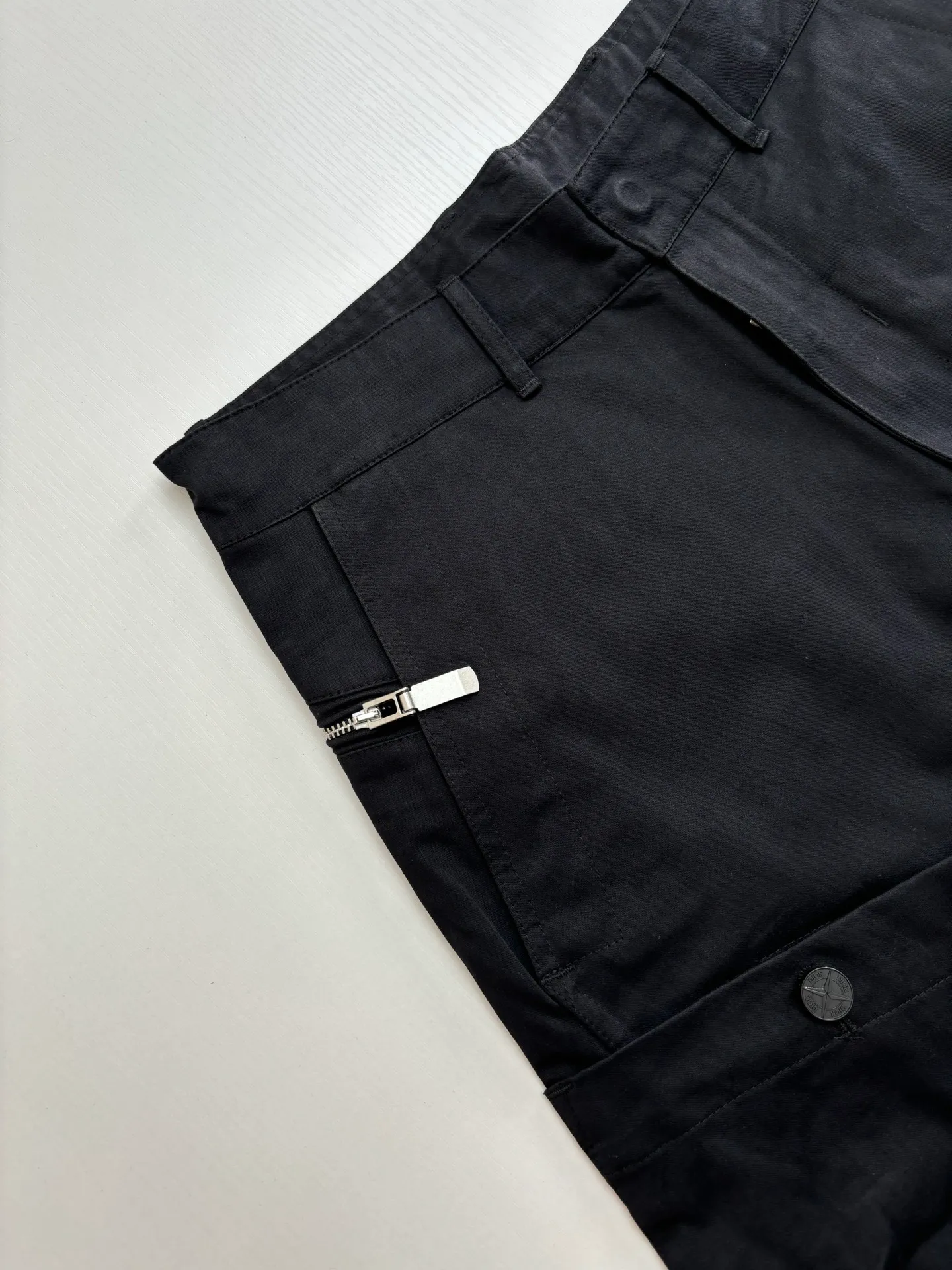 🅿️530 Dio*/Dior 25Ss Stone Island co-branded multi-functional shorts, custom-woven and dyed technical canvas fabric, Stone Island policy armband, custom-woven flat machine rib, perfect restoration, mold opening, latest co-branded hardware Sizr: S/M/L/XL