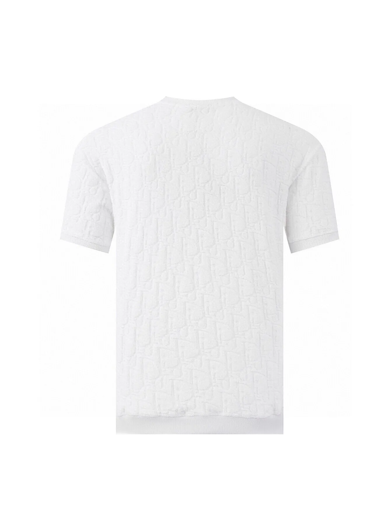 🅿️260 (ZP version) -Dior official website classic towel embroidered jacquard short-sleeved T-shirt, same style for men and women -Using the original 280g custom-made cotton imported Luwei towel jacquard fabric, threads are dyed in the same cylinder with zero color difference, exclusive quality difference currency, welcome to compare -Color: black white blue -Code number: S M L XL