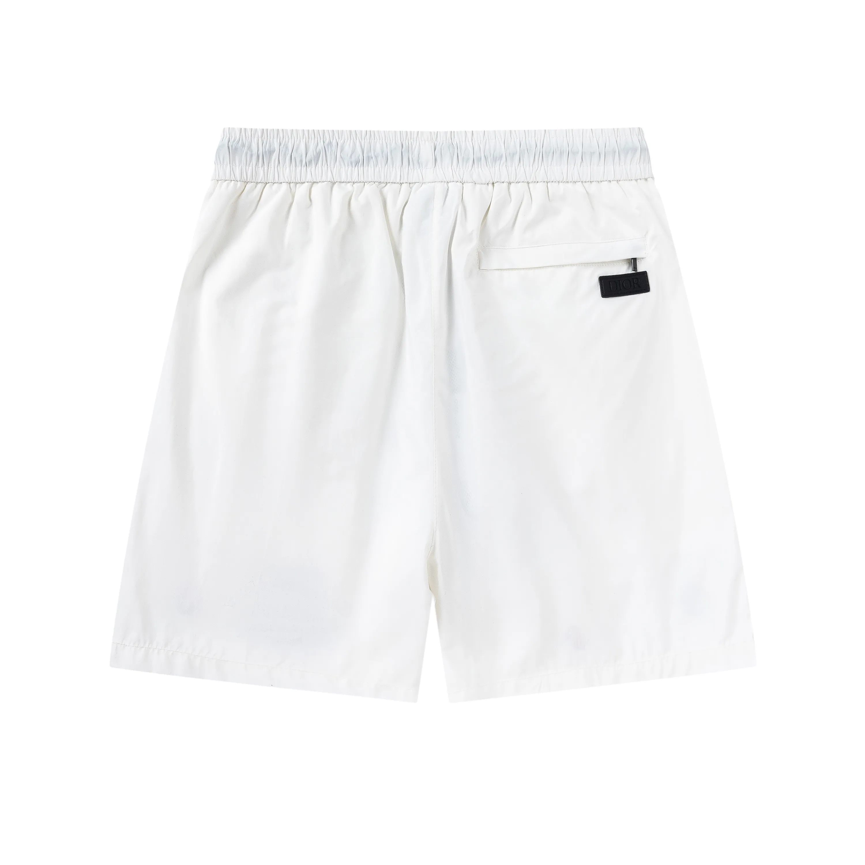 🅿️210 DiRO Dior 2025 spring and summer logo embroidery. New fashionable beach shorts, with lining and mesh shorts! The official website is synchronized with the original 1-1 replica, the original hardware is selected from high-quality polyester fiber fabrics, with a delicate feel, a must-have item for summer, and the upper body effect is super handsome! Color: Black White Size: S M L XL XXL