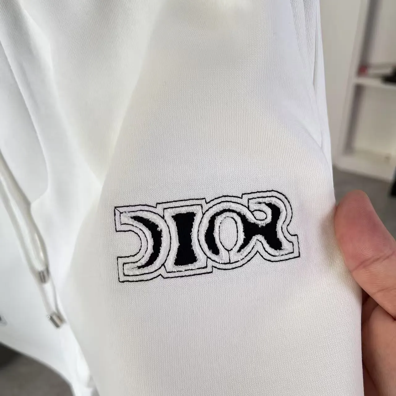 🅿️280 Dio 2025 new summer shorts, personalized letter logo embroidery, customized fabric 350g, same style for men and women, color: black, white, gray, size: M L XL XXL XXXL five sizes