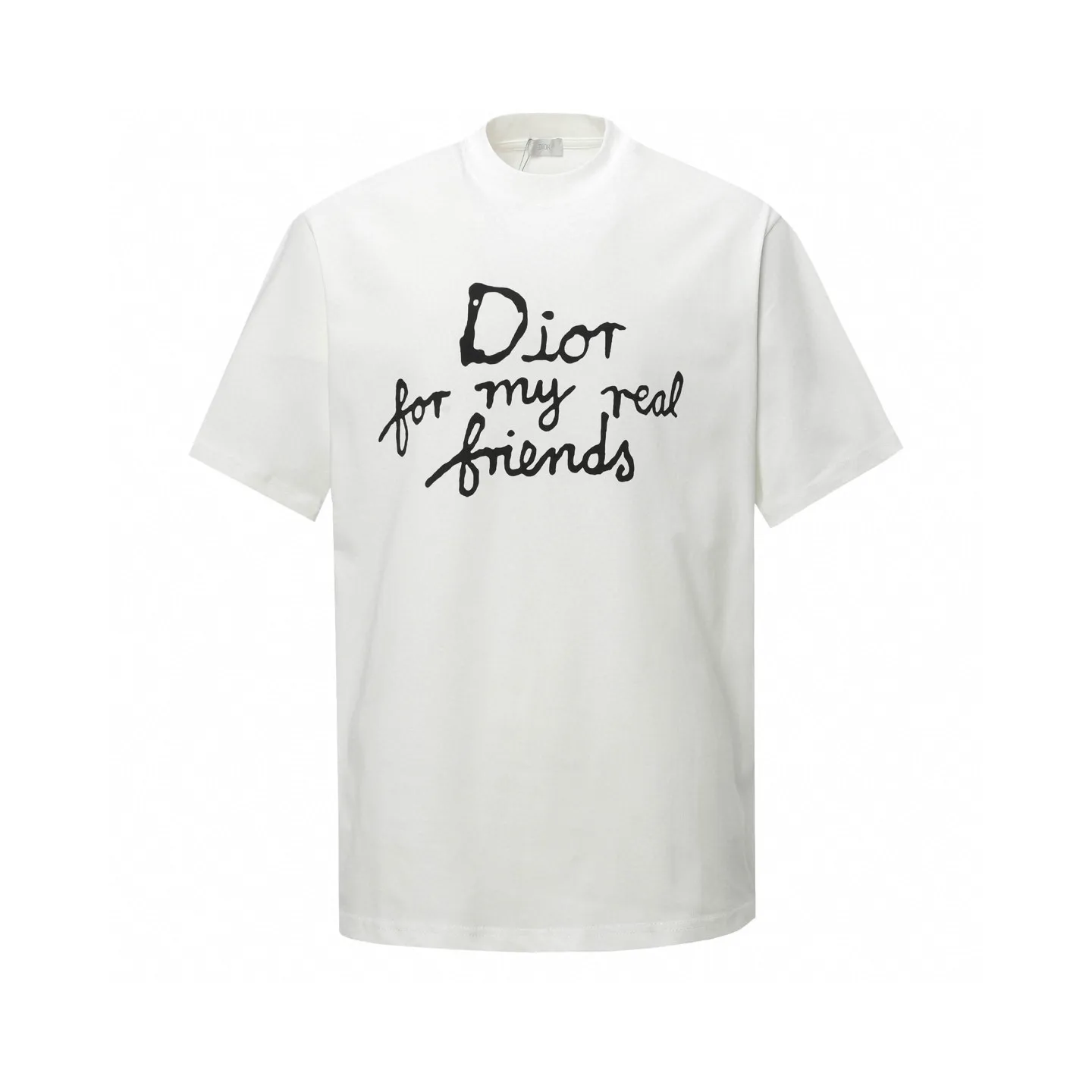 🅿️170 Dior/Dior 25ss new letter logo round neck short sleeves *Customized 280g cotton fabric, soft, skin-friendly and comfortable *Embroidered letter logo on the front *A very simple and elegant one that is unparalleled in terms of upper body comfort, interpreting your luxury and taste, and creating your fashionable style and charm. ! Washing method: It is recommended to dry clean or wrap the reverse side of the laundry bag in cold water and quickly machine wash it naturally to dry! Same style for men and women COLOUR: white/black SIZE: s m l xl