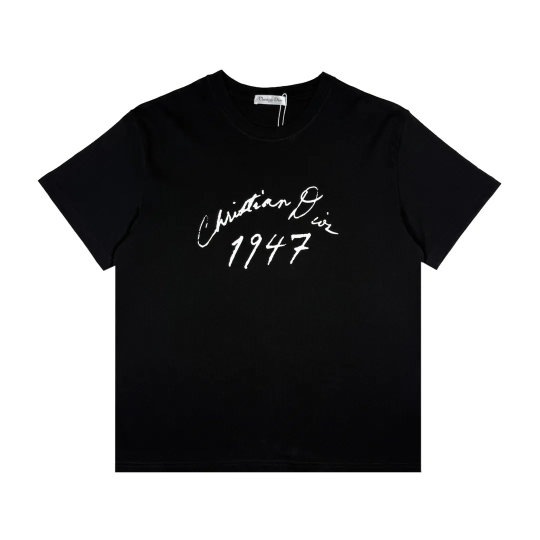 🅿️210 CD 1947 letter printed round neck short sleeves Size XS-L