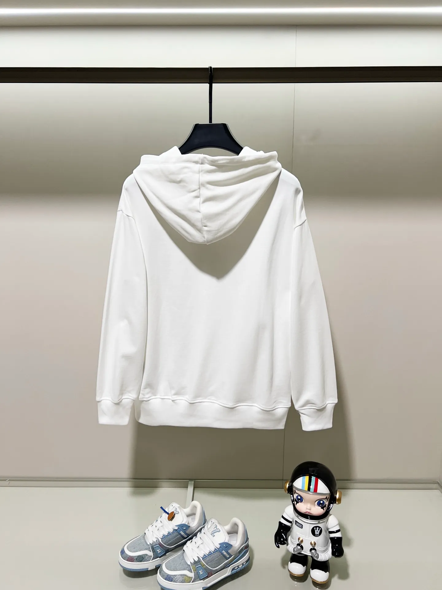 🅿️290 DIOR/Dior 420g pure cotton fabric hooded sweatshirt, classic and simple micro-label CD letter logo LOGO embroidery🪡 process, official synchronization, high version, high quality, fashionable personality, versatile trend, pure original quality, original fabric, tag, collar label, washed wheat, complete three standards, color: black, white, pink, gray, khaki. Size: XS-L
