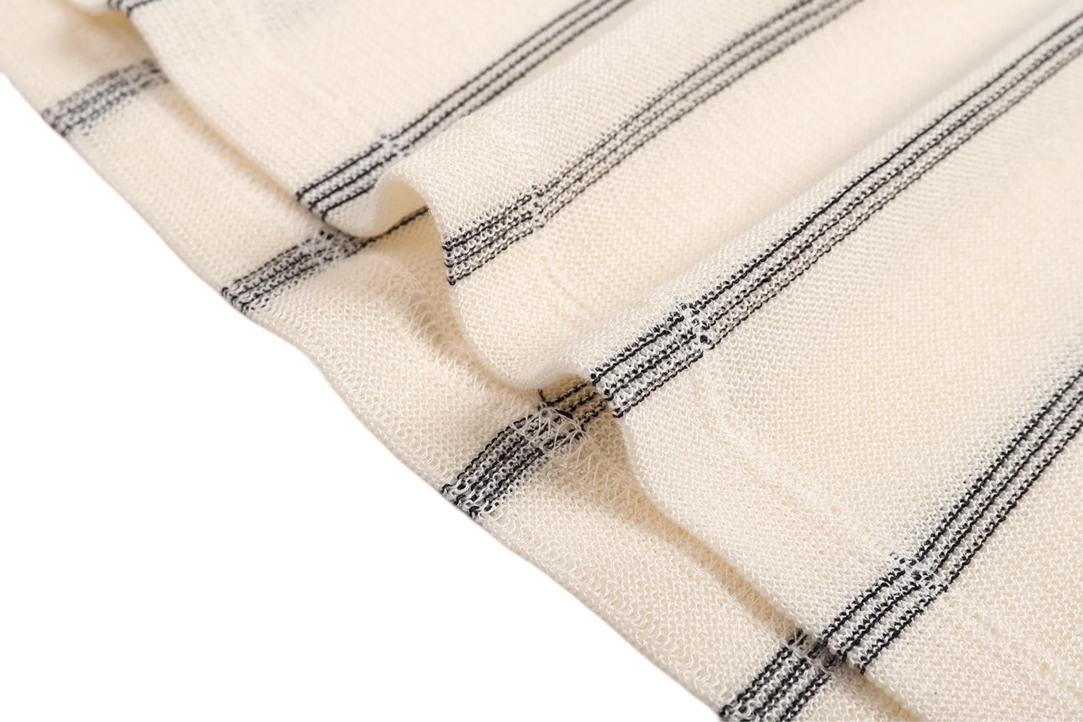 🅿️370 [Exclusive supply] CD 25SS logo striped woolen short-sleeves. The original version was purchased and developed for 7200. The fabric is customized 30% linen blended Jiangsi, imported embroidery, woolen enzyme washing, customized trademark, loose fit. Size:S-M-L-XL
