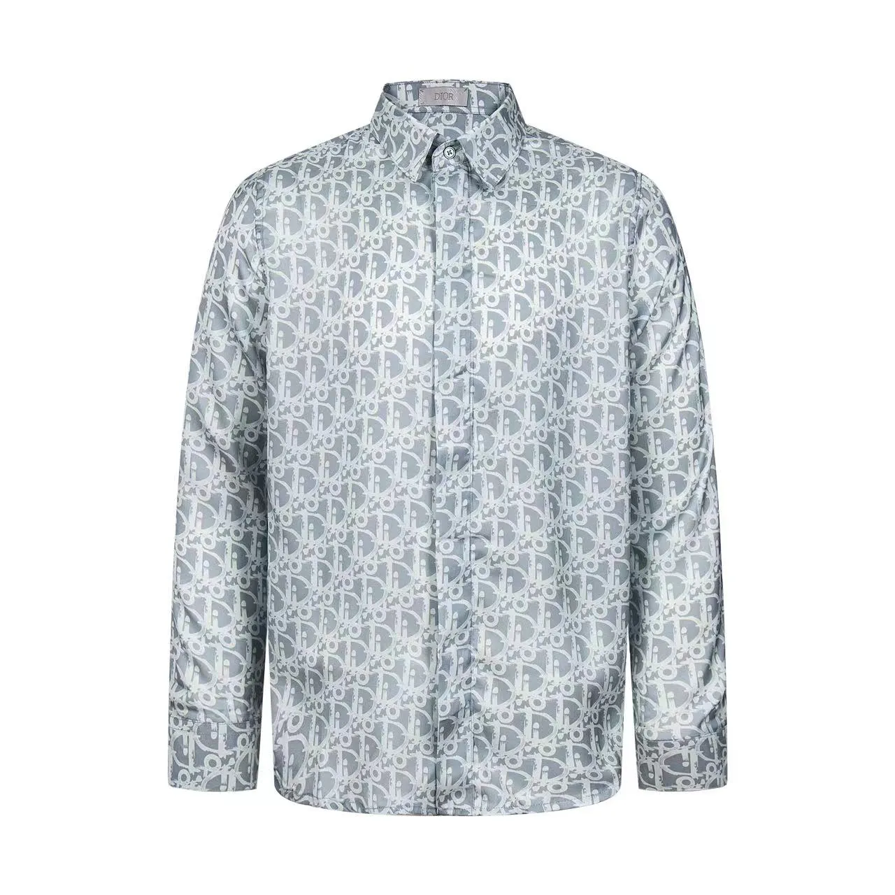 🅿️320 DIOR presbyopia all-over printed satin shirt Process description: The texture of the fabric is skin-friendly and comfortable. Pay attention to the distinction. The fabric characteristics are not easy to wrinkle. The dyeing yarn 100% restores the original color. It can be matched with the same style to create a fashionable look and control various occasions. Customized accessories, complete three standards, same style for men and women! Size: 46 48 50 52