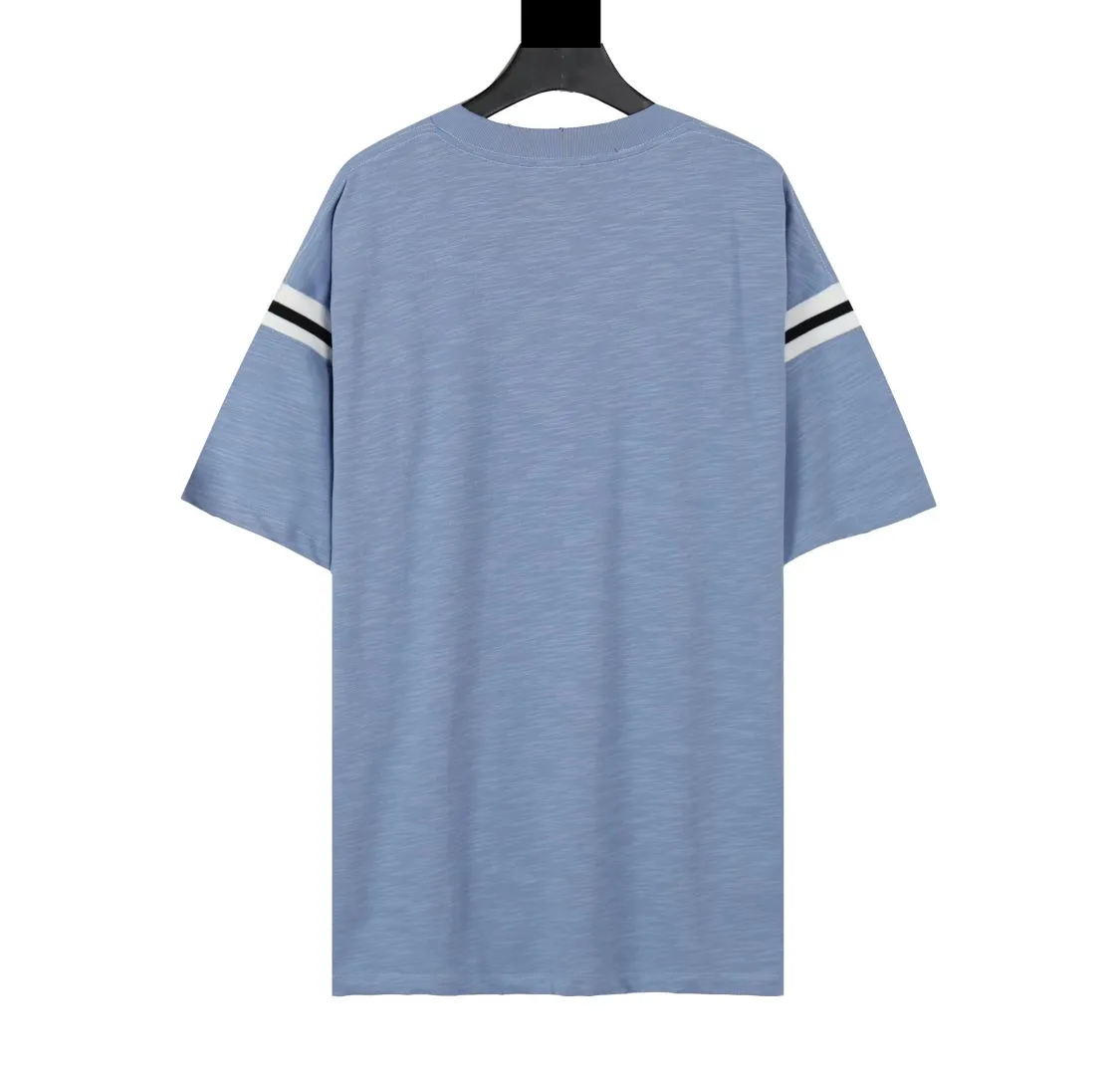 🅿️200 (with carrying case ➕5) CD 2024 new model No. 47 printed patch sleeve T-shirt Official website price: 22000 ￥ (1702T white) The fabric is made of [10s cotton slub plain weave], [gram weight 310g], Purchased a three-color Y version [custom-dyed bulk fabric color], the front panel was made with [eight-claw machine screen glue printing + digital direct injection and dot color integration], the sleeves [flat machine splicing cotton flat machine collar inter-color ribbing], the hem [special machine herringbone car stickers CD logo woven mark], all the hem and cuffs [special machine hand-picked toe-turning technology], and the ready-made clothes were made [hand-made frayed and distressed washing technology]. Size: XS S M L