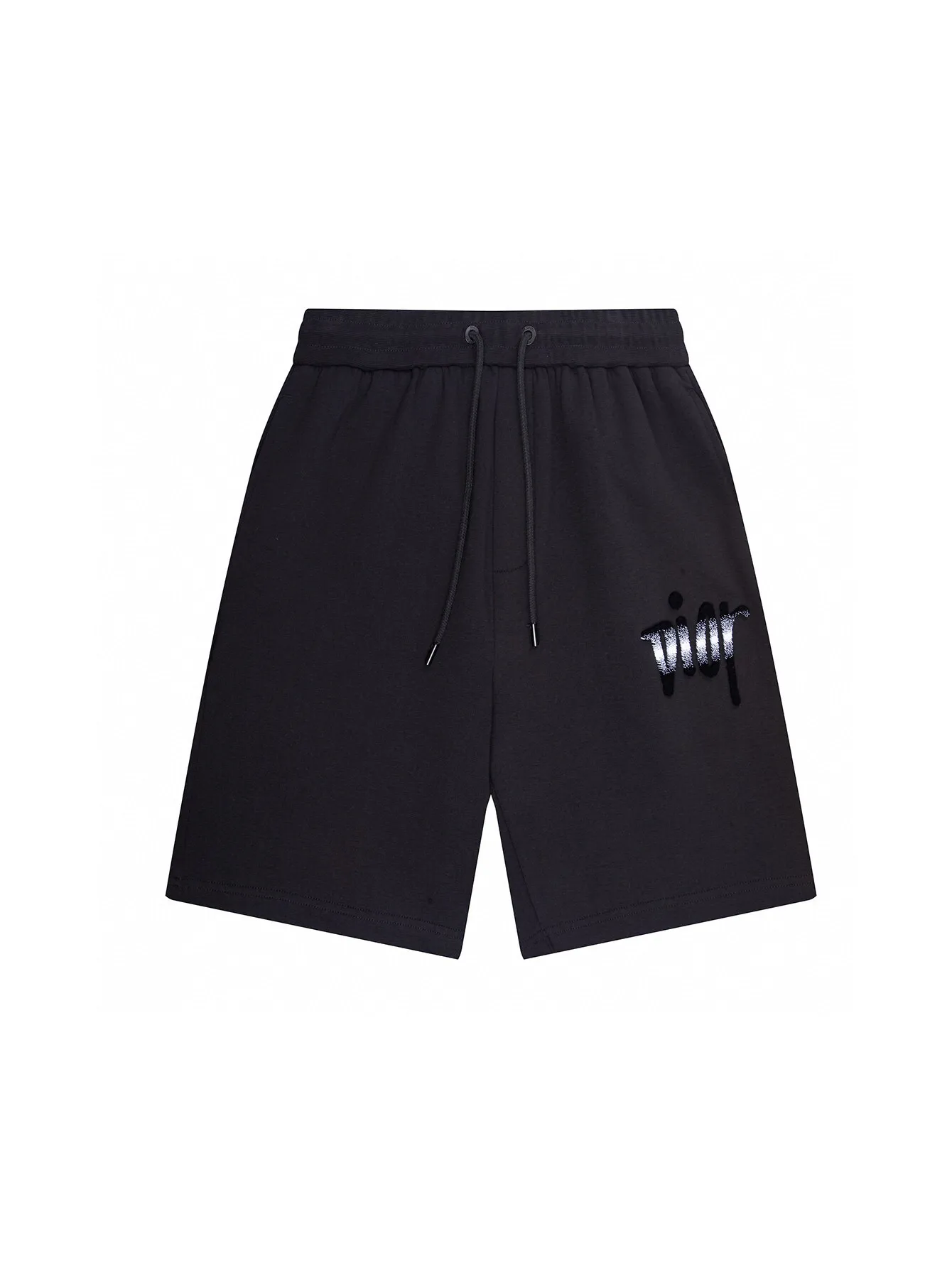 🅿️310 (ZP version) - DIOR classic official website style, letter toothbrush embroidered jacquard logo embroidered casual shorts on the back - Made of original double-sided cotton custom-woven and dyed fabric, threads are dyed in the same cylinder with zero color difference, exclusive quality difference currency, welcome to compare - Color: black - Size: S M L XL