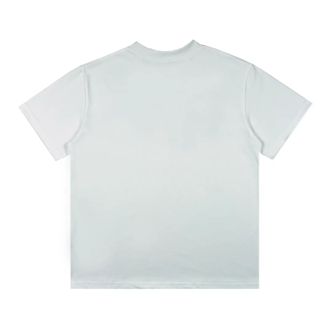 🅿️230 CD KAWS joint series Snake letter embroidered short sleeves Knitted plain cotton fabric has good moisture absorption and breathability Tight embroidery on the chest Smooth and smooth Size XS-L