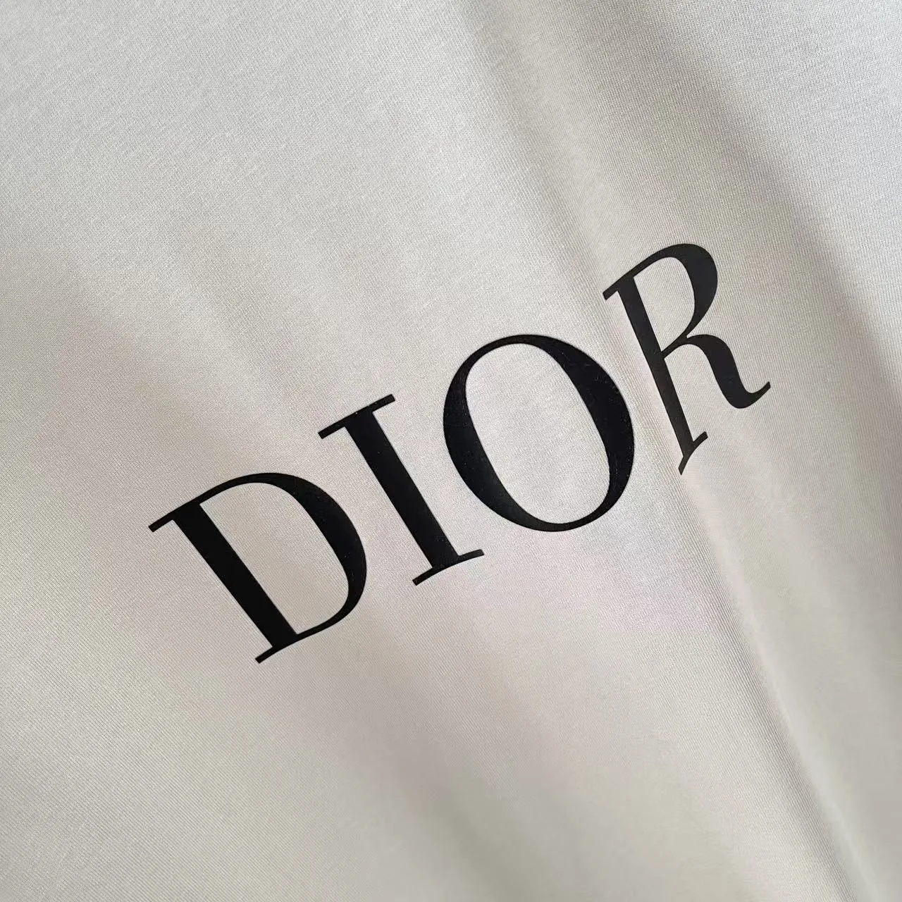 🅿️170 Dio Dior 2025 summer new style Letter logo three-dimensional silicone printing Short-sleeved T-shirt Customized fabric 300g Same style for men and women Color: Black White Sky Blue Iron Gray Size: S M L XL XXL Five codes​