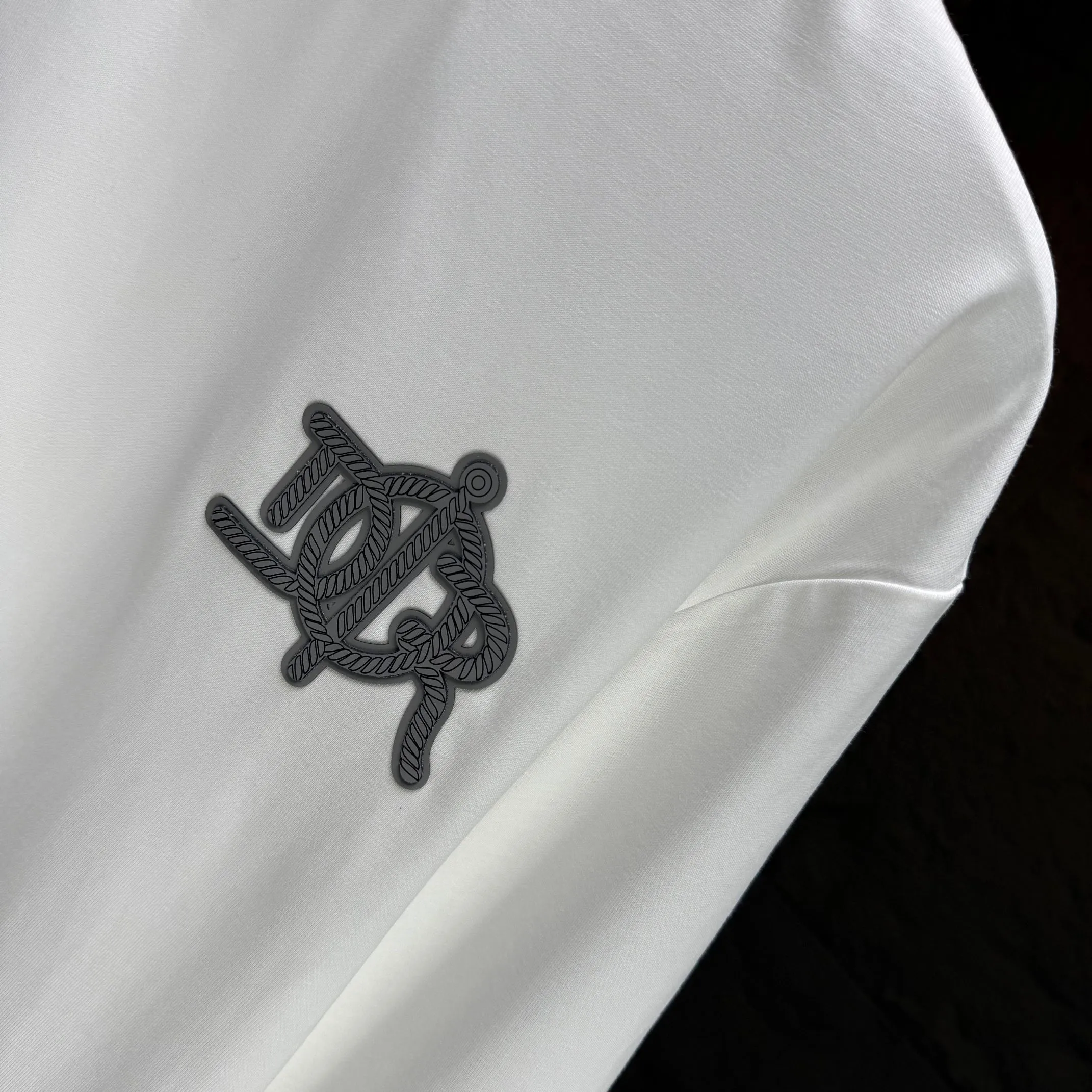 🅿️230 Dio* Dior* 2025 autumn and winter new thick long-sleeved T-shirt 320g pure cotton letter logo three-dimensional silicone Color: Black White Angora Red Size: S M L XL