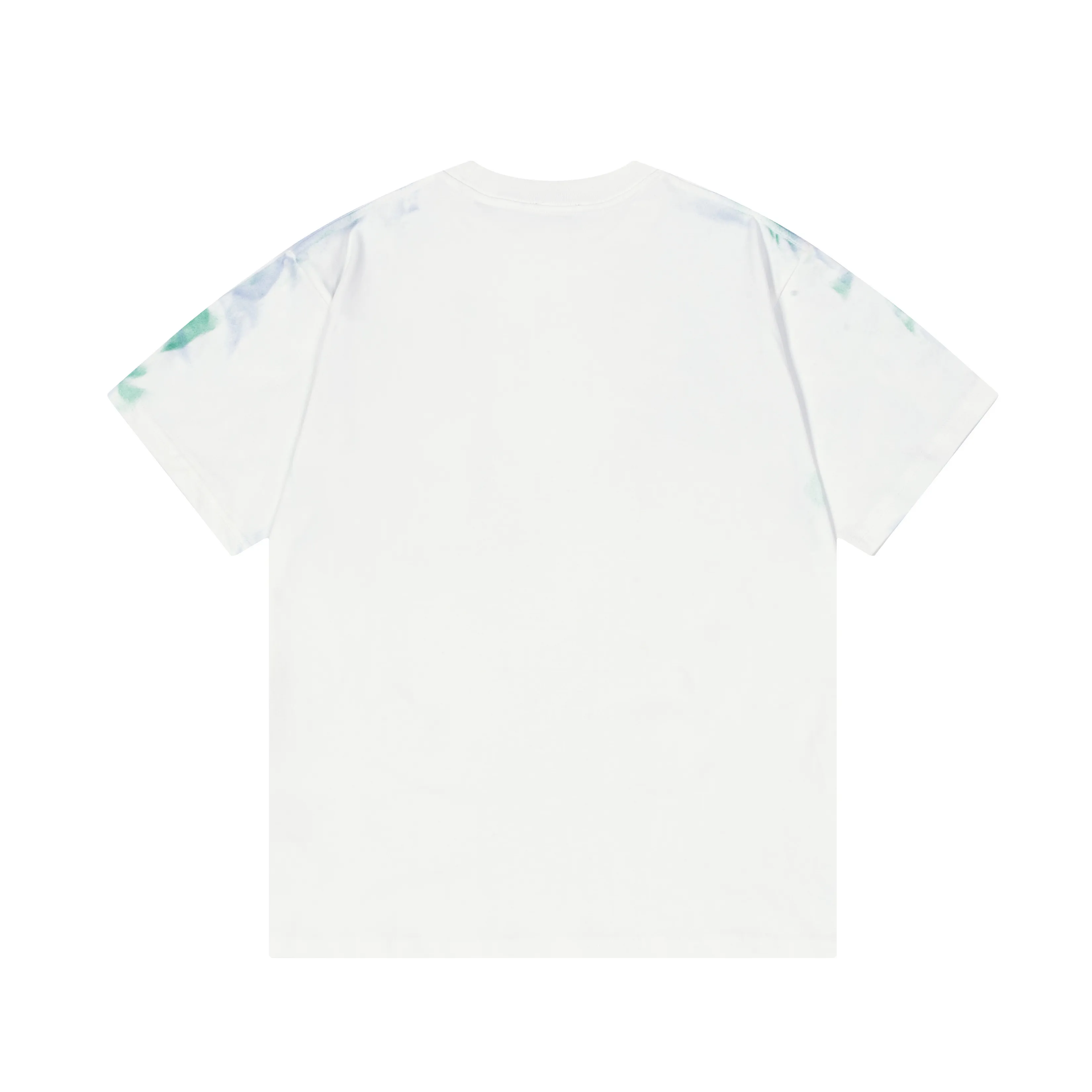 🅿️190 Dior 2025 new model, imported machine embroidered small letters logo, hand-painted salary blessing, same style for men and women, short-sleeved T-shirt, ·Customized 320g 100% double yarn pure cotton fabric, ·Design dyed 32 counts double-strand thread, ·Collar label, hangtag, main mark and three labels complete. Color: White Size: S M L XL